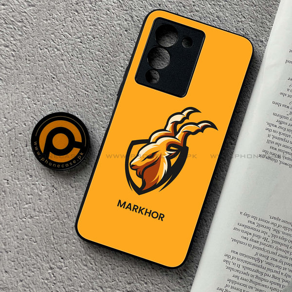 Infinix Note 12 G96 Markhor Design 7 Premium Printed Glass soft Bumper shock Proof Case CS-27373