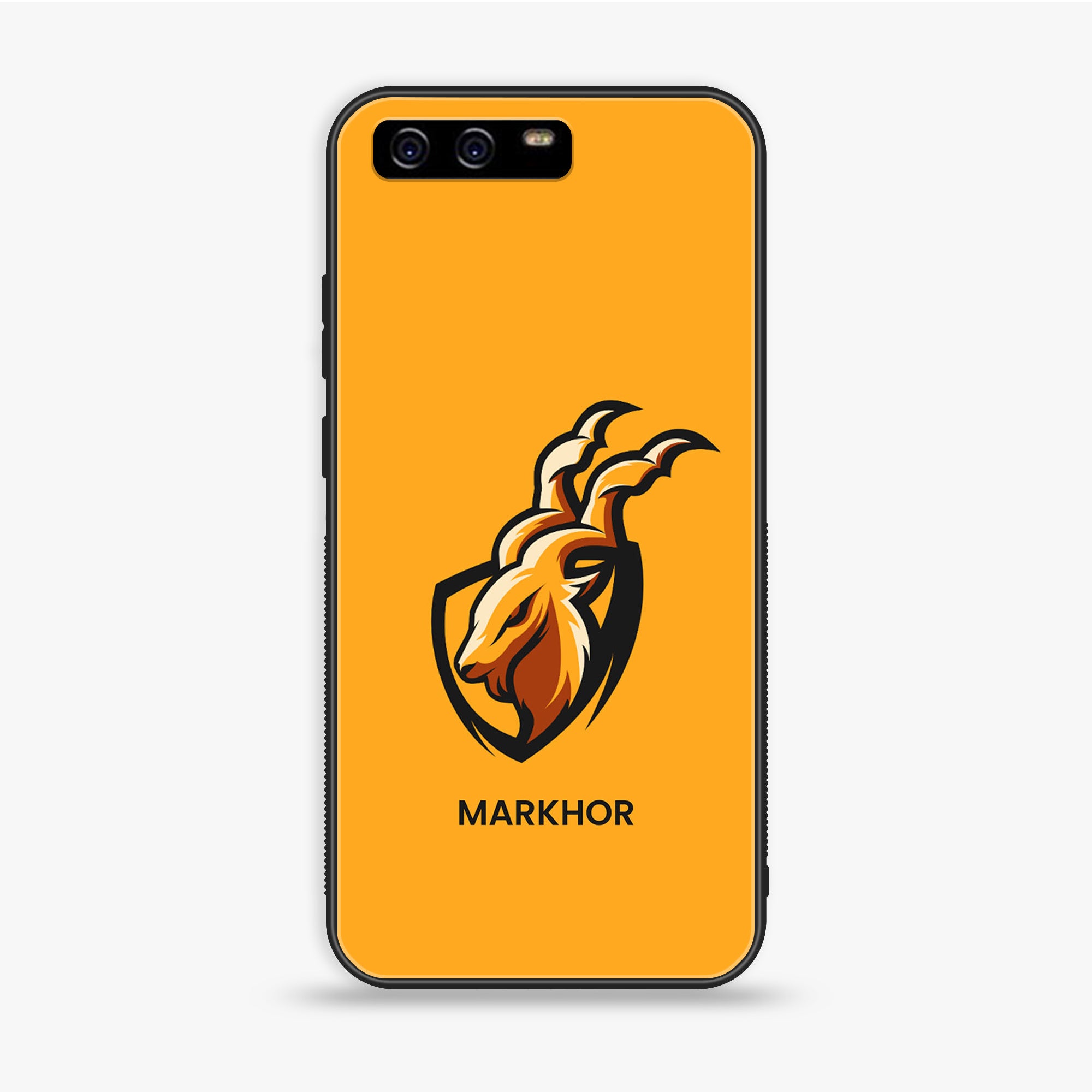 Huawei P10 Plus - Markhor Series - Premium Printed Glass soft Bumper shock Proof Case