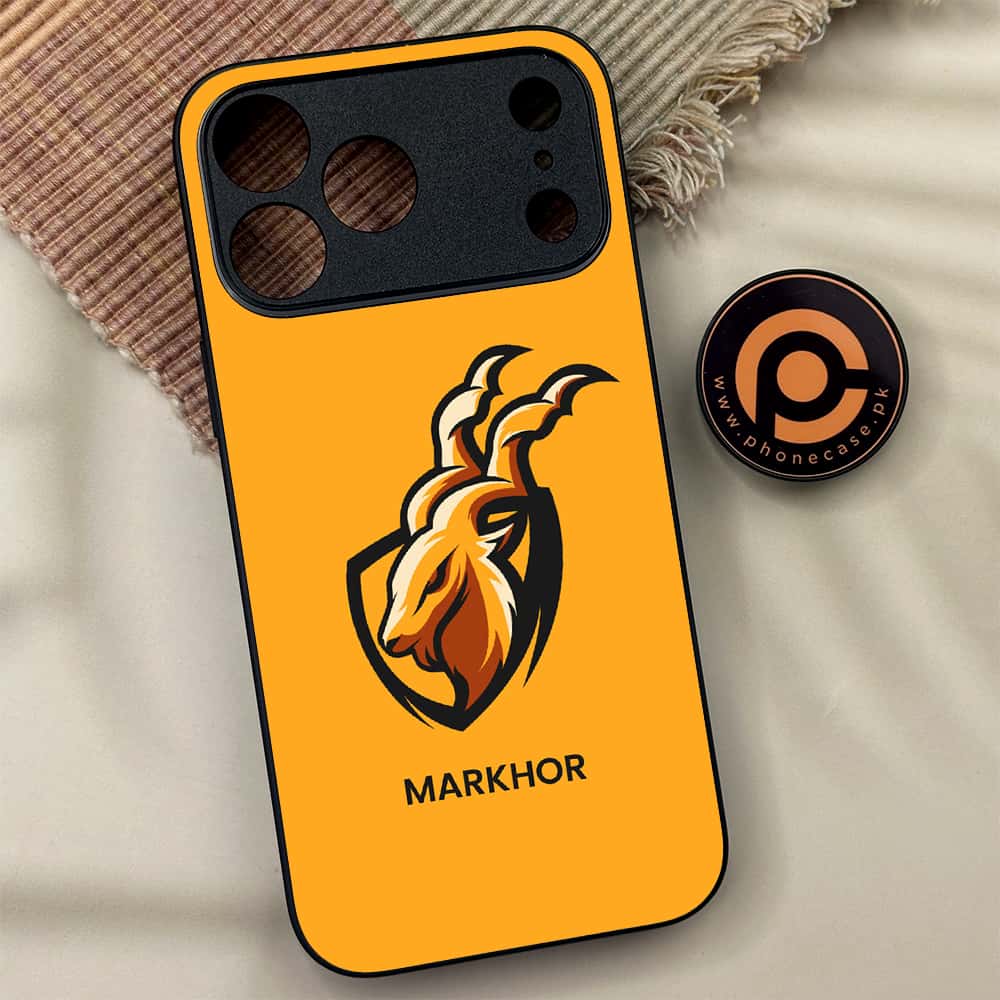 iPhone 17 Pro Max - Markhor Series - Premium Metal Printed soft Bumper shock Proof Case