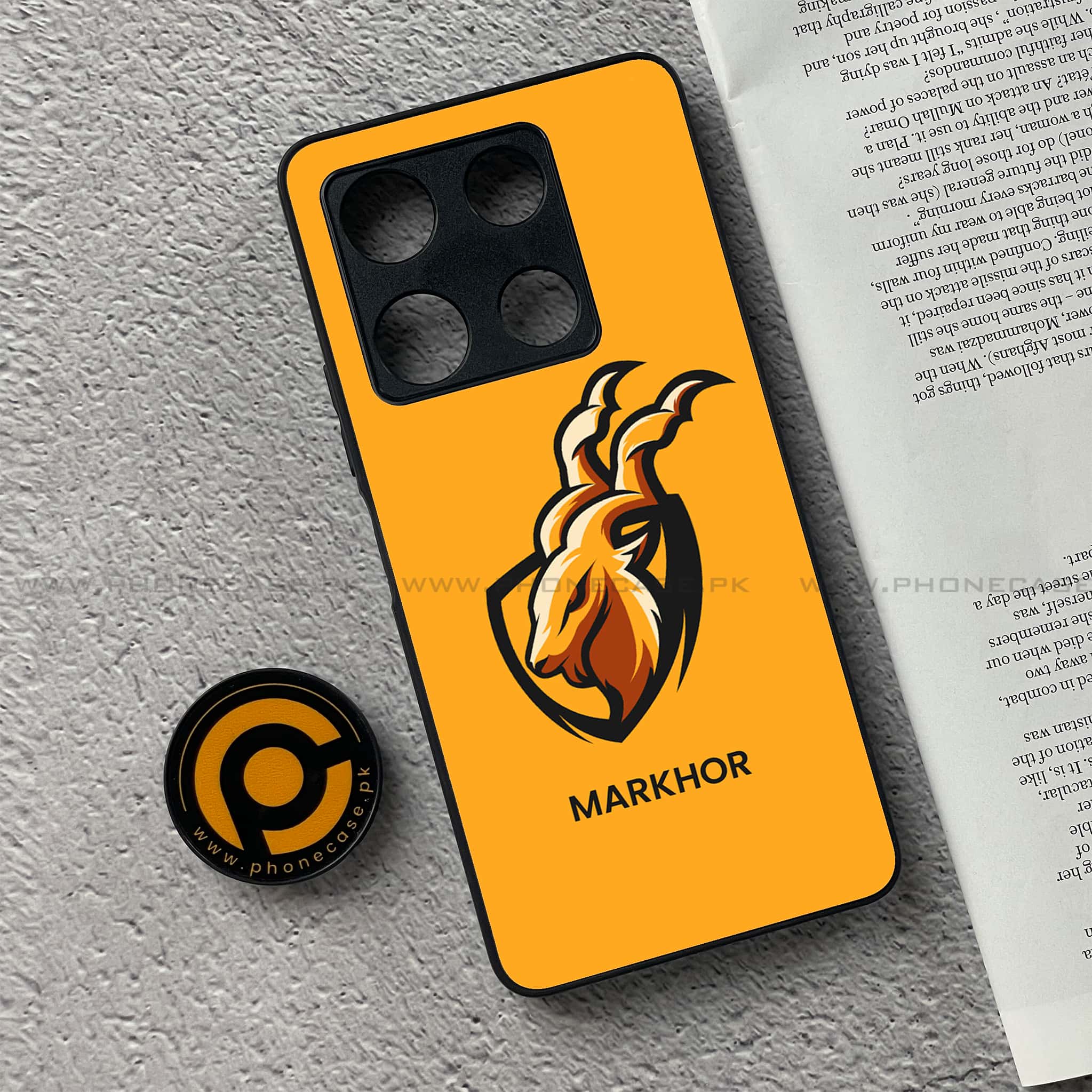 Infinix Note 30 Pro - Markhor Series - Premium Metal Printed soft Bumper shock Proof Case