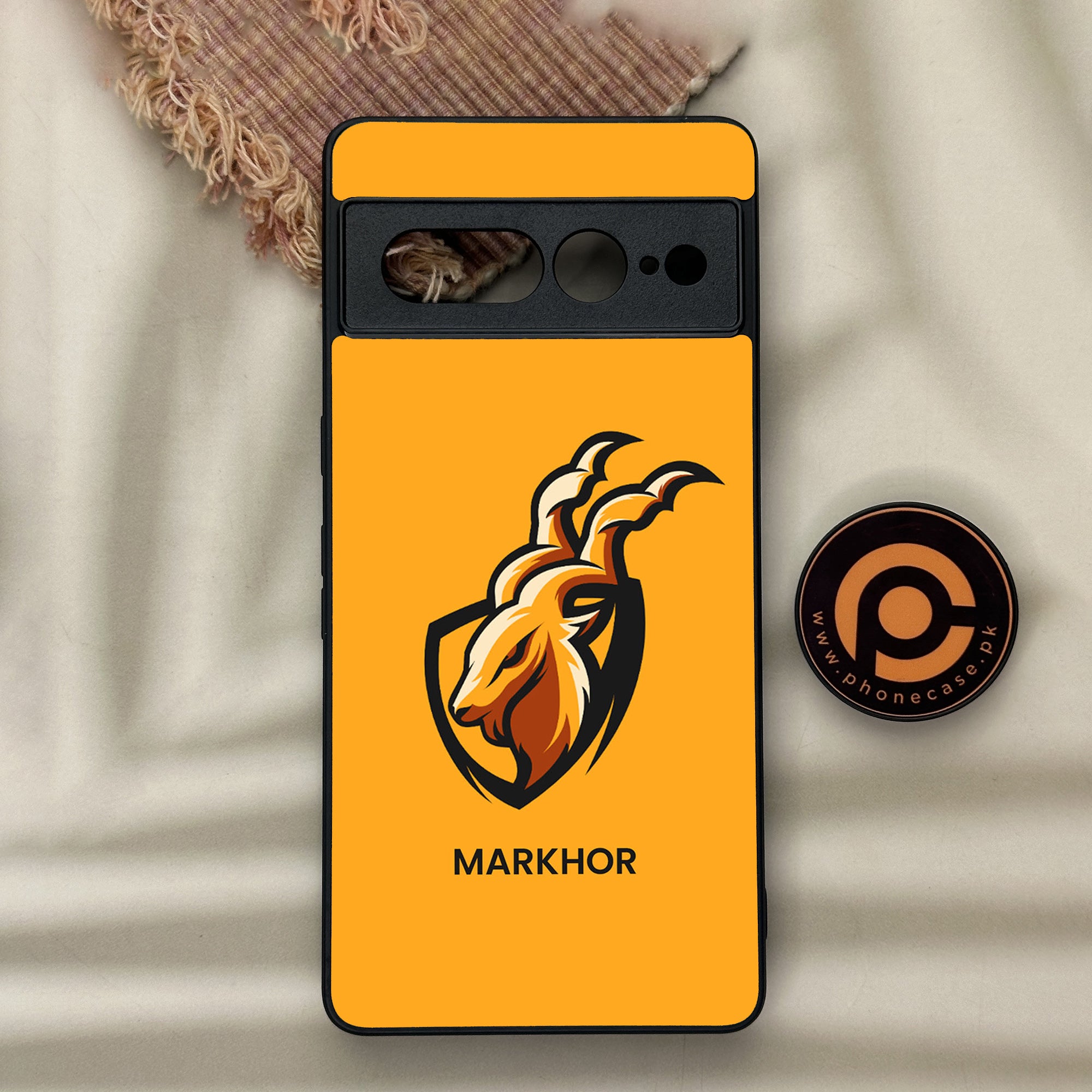 Google Pixel 7 Pro - Markhor Series - Premium Metal Printed soft Bumper Shock Proof Case