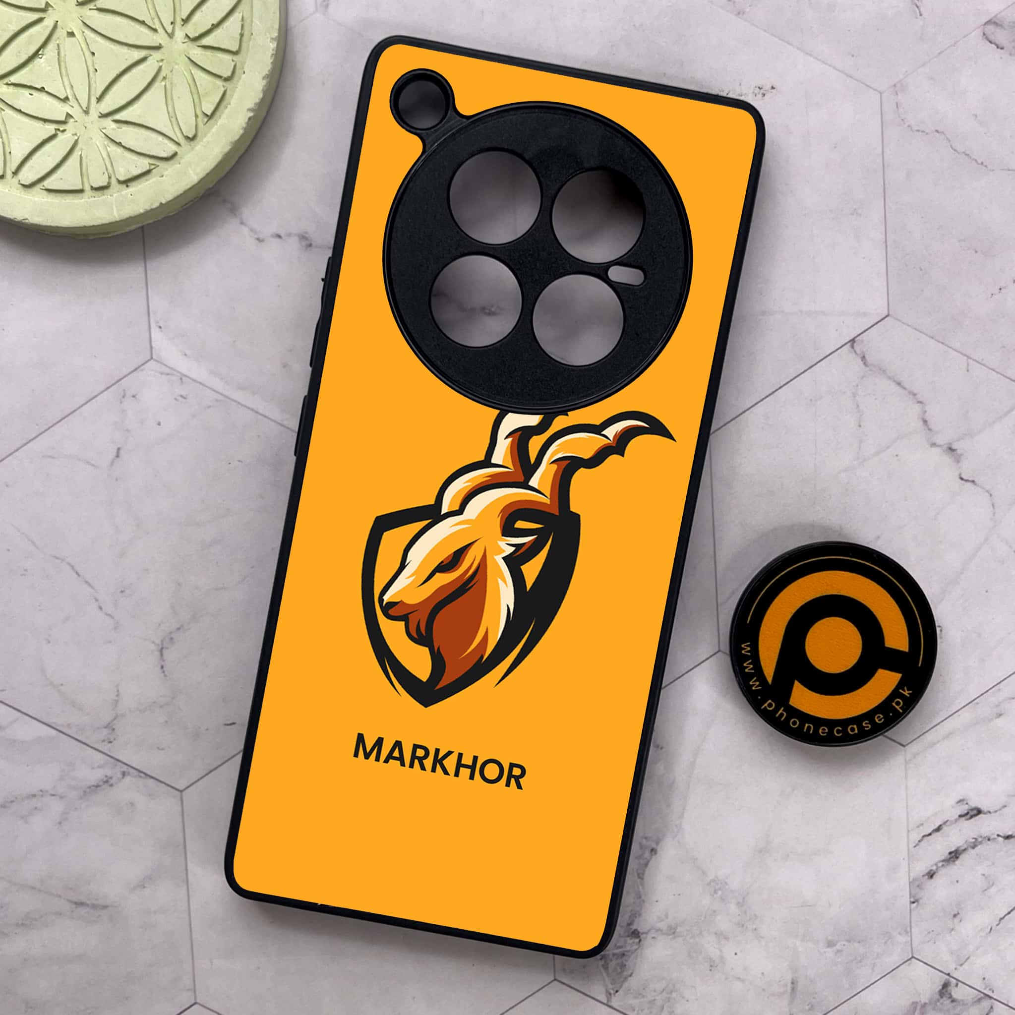 Infinix Zero 40 5G - Markhor Series - Premium Metal Printed soft Bumper shock Proof Case