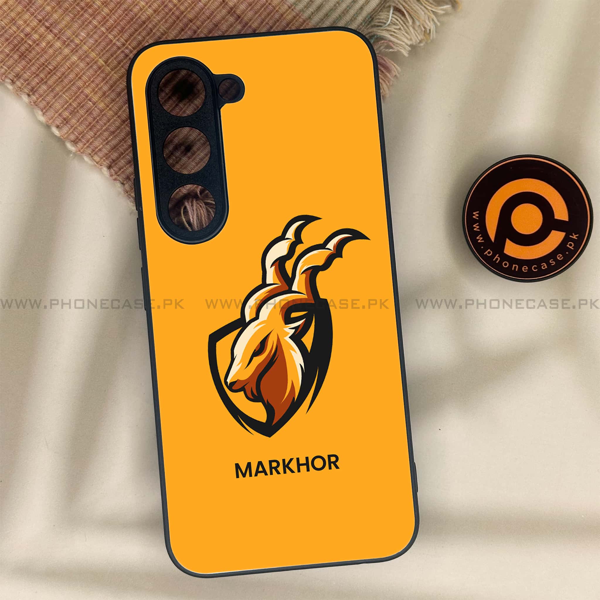 Tecno Spark 40 Pro - Markhor Series - Premium Metal Printed soft Bumper shock Proof Case