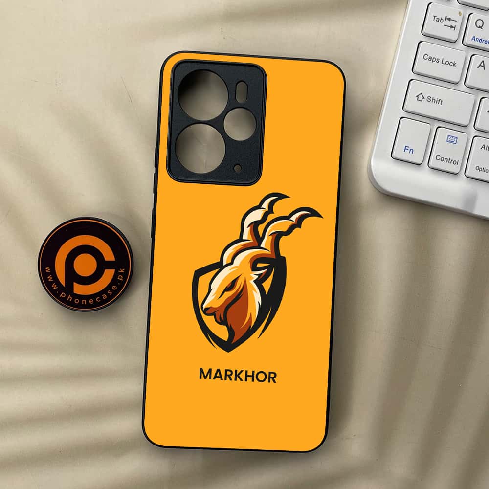 Realme 14T 5G - Markhor Series - Premium Metal Printed soft Bumper Shock Proof Case