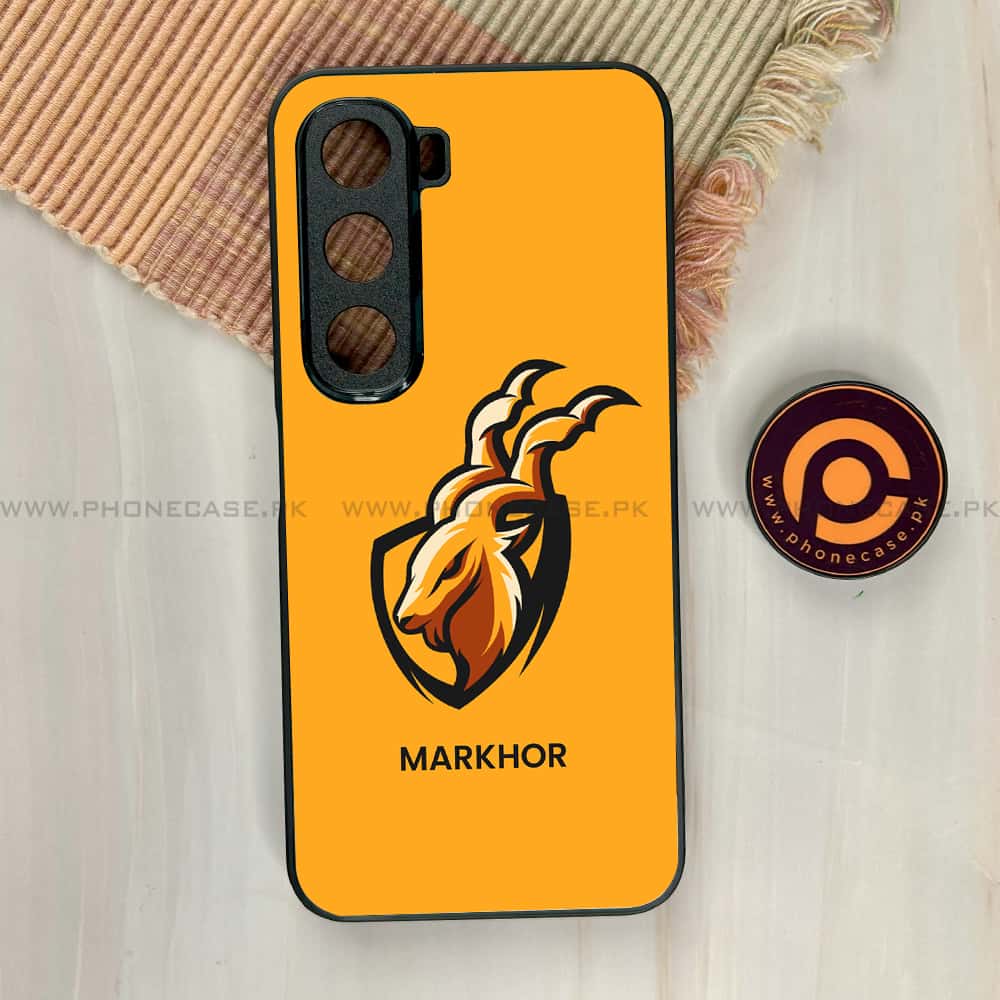 Infinix Hot 60i - Markhor Series - Premium Metal Printed soft Bumper shock Proof Case