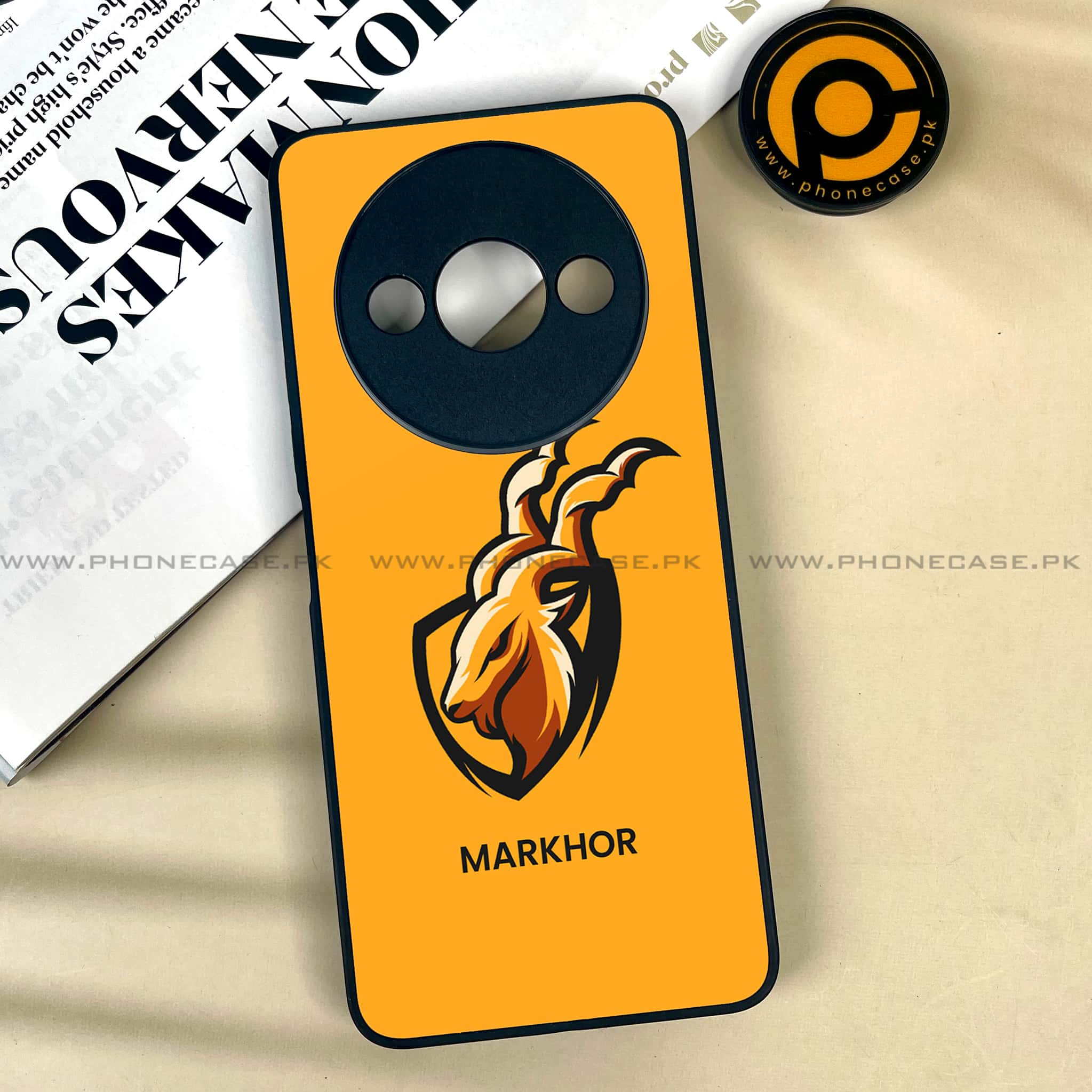 Xiaomi Redmi A3x - Markhor Series - Premium Printed Metal soft Bumper shock Proof Case