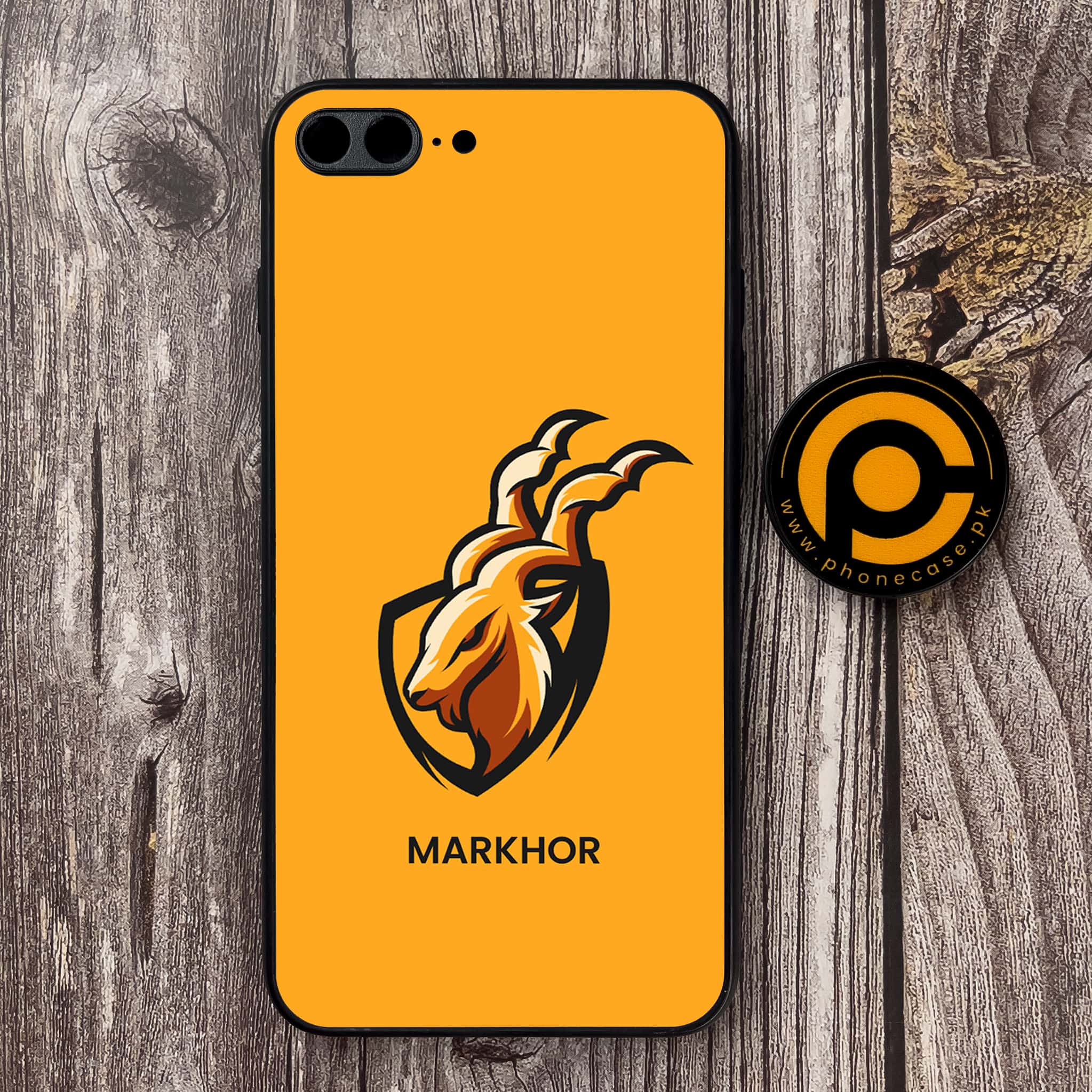 iPhone 7 Plus  - Markhor Series - Premium Metal Printed soft Bumper shock Proof Case