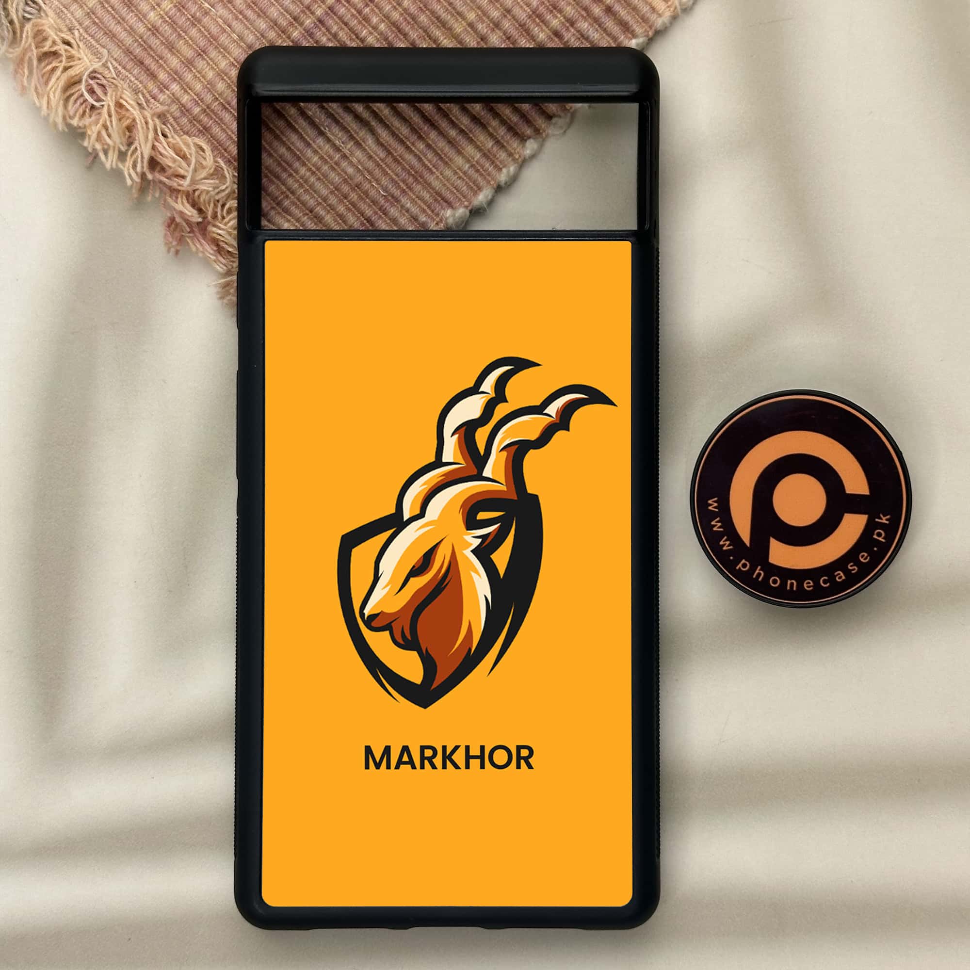 Google Pixel 6 - Markhor Series - Premium Metal Printed soft Bumper Shock Proof Case