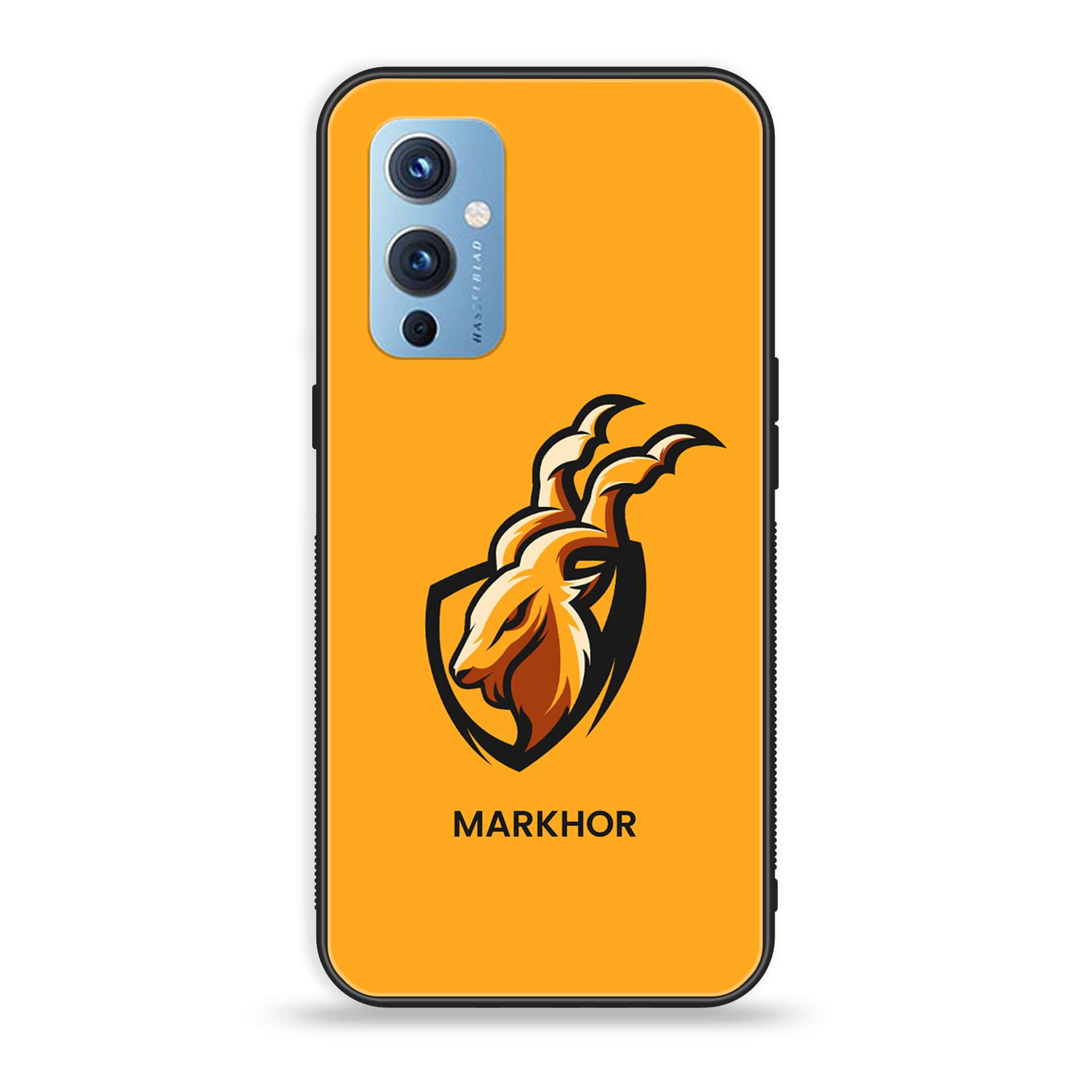OnePlus 9- Markhor  Series - Premium Printed Glass soft Bumper shock Proof Case