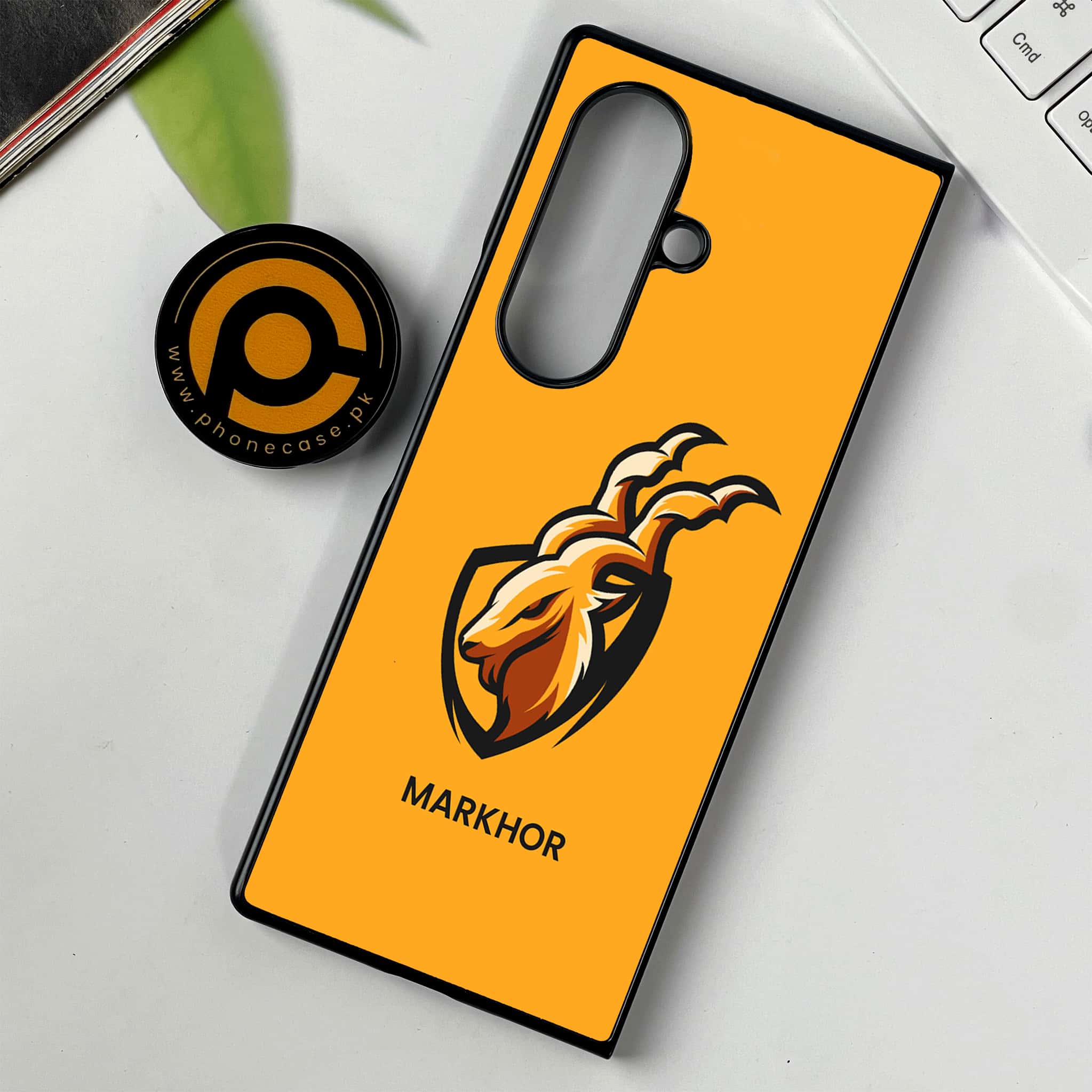 Samsung Galaxy Z Fold 7 - Markhor Series - Premium Metal Printed soft Bumper shock Proof Case