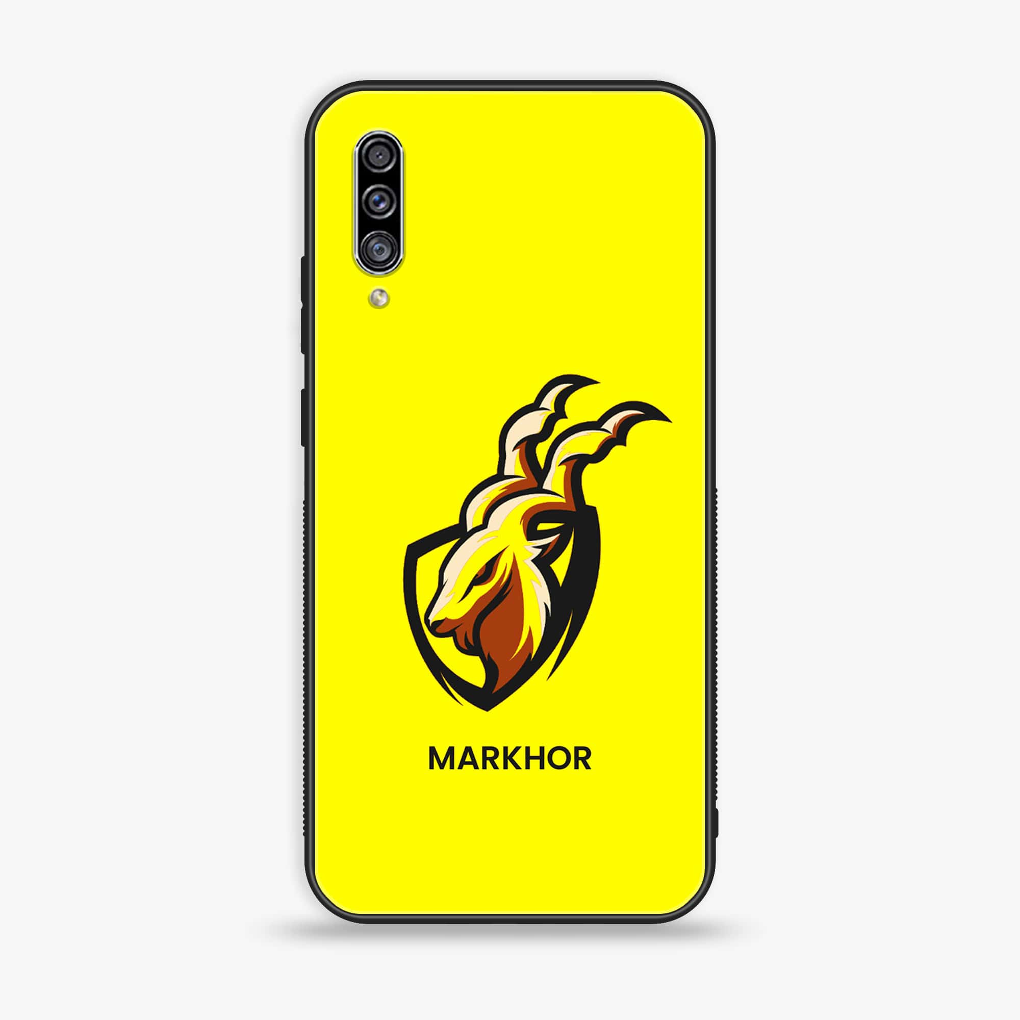 Galaxy A50/ A50s/ A30s - Markhor Series - Premium Printed Glass soft Bumper shock Proof Case