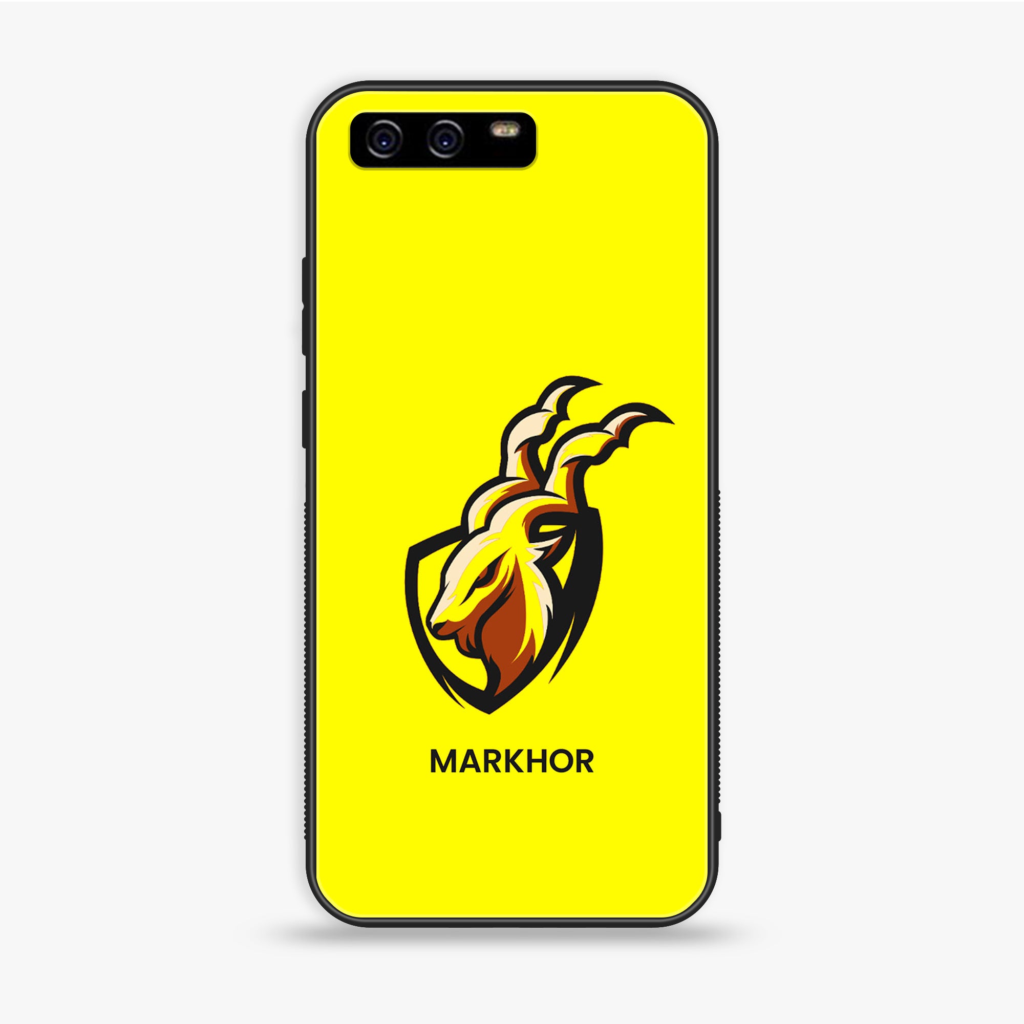 Huawei P10 Plus - Markhor Series - Premium Printed Glass soft Bumper shock Proof Case