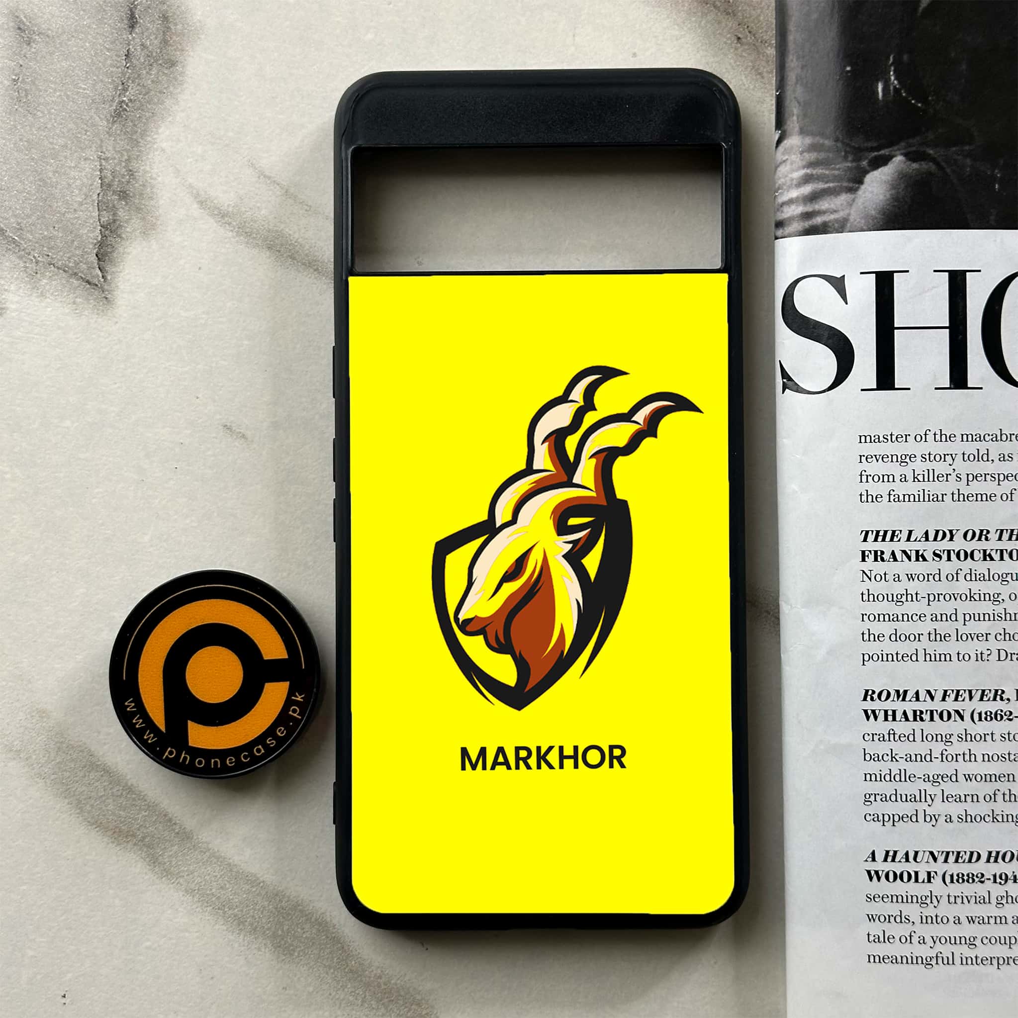 Google Pixel 8a - Markhor Series - Premium Printed soft Bumper Shock Proof Case