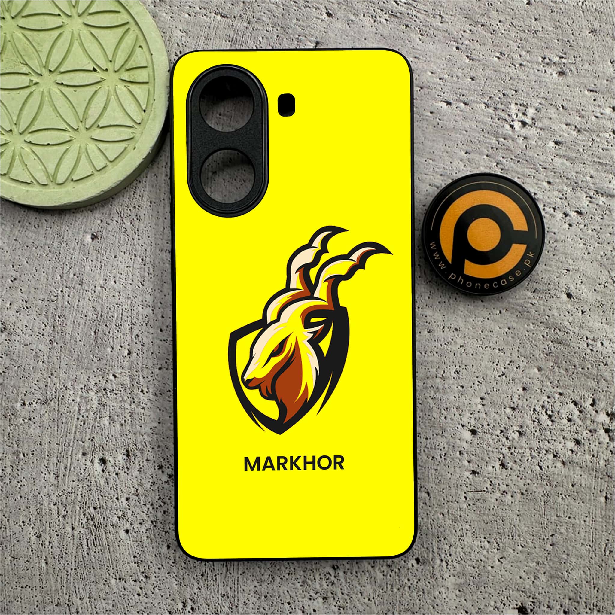 Xiaomi Redmi Turbo 4 - Markhor Series - Premium Metal Printed soft Bumper shock Proof Case