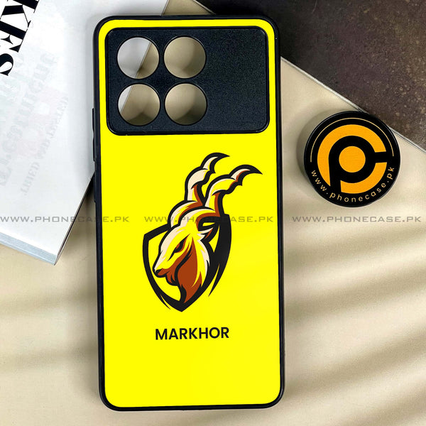 Xiaomi Poco X6 Pro 5G - Markhor Design 8 - Premium Printed Metal soft Bumper shock Proof Case CS-46863