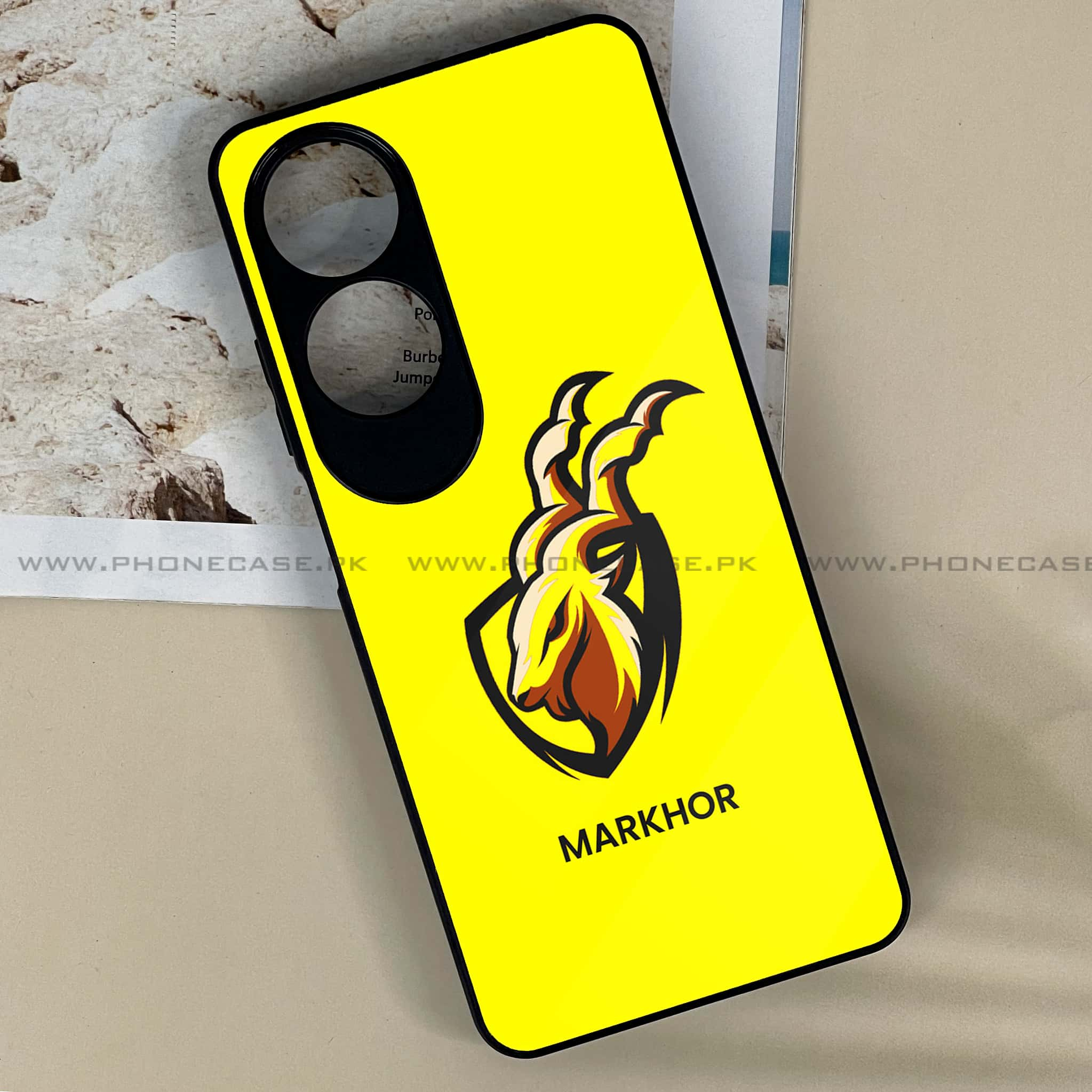 Oppo A60 - Markhor Series - Premium Printed Metal soft Bumper shock Proof Case