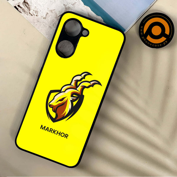 Vivo Y18 - Markhor Design 8 - Premium Printed Metal soft Bumper shock Proof Case CS-10371