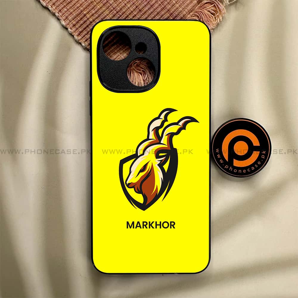 Tecno Spark 40C - Markhor Series - Premium Metal Printed soft Bumper shock Proof Case