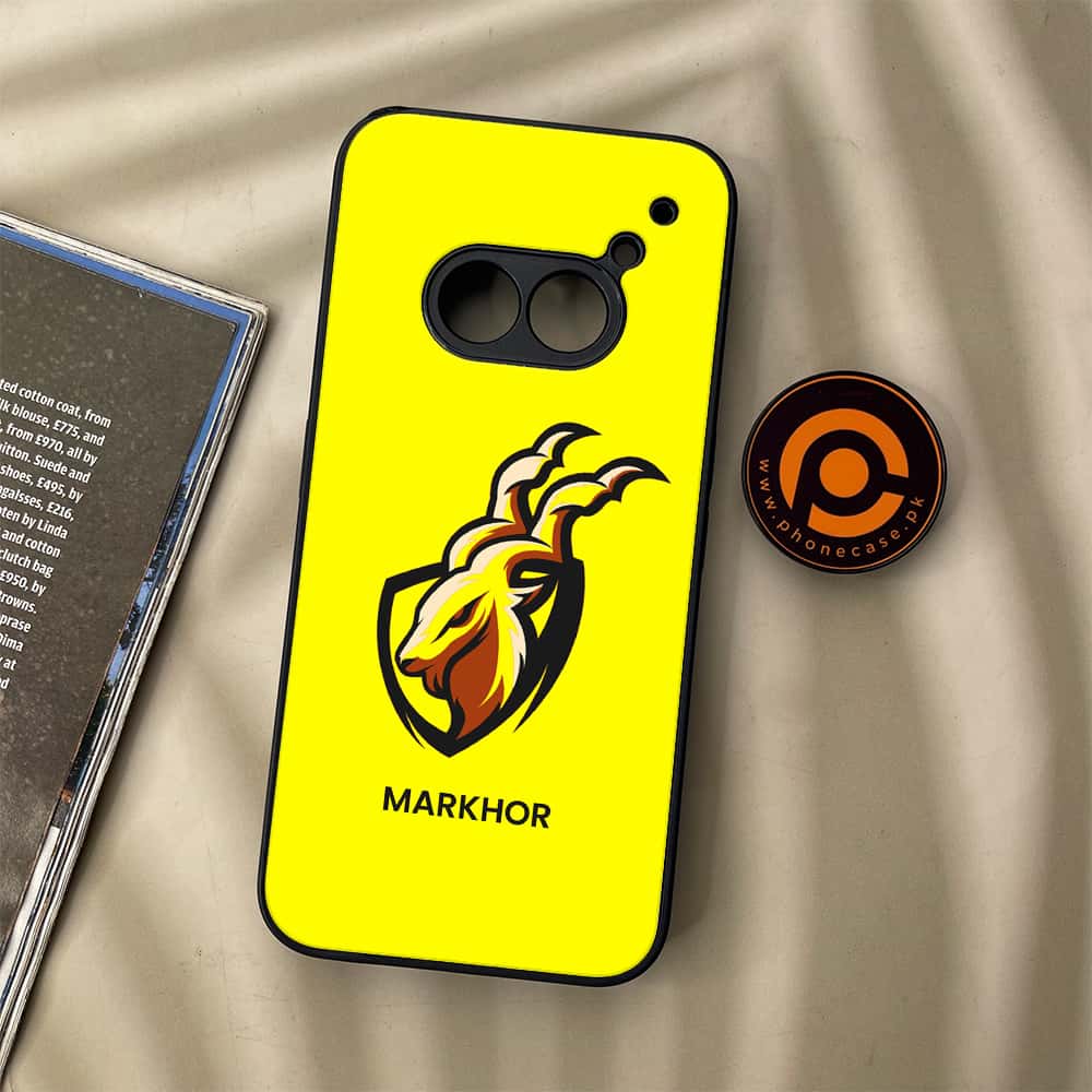 Nothing Phone (2a) - Markhor Series - Premium Metal Printed soft Bumper Shock Proof Case