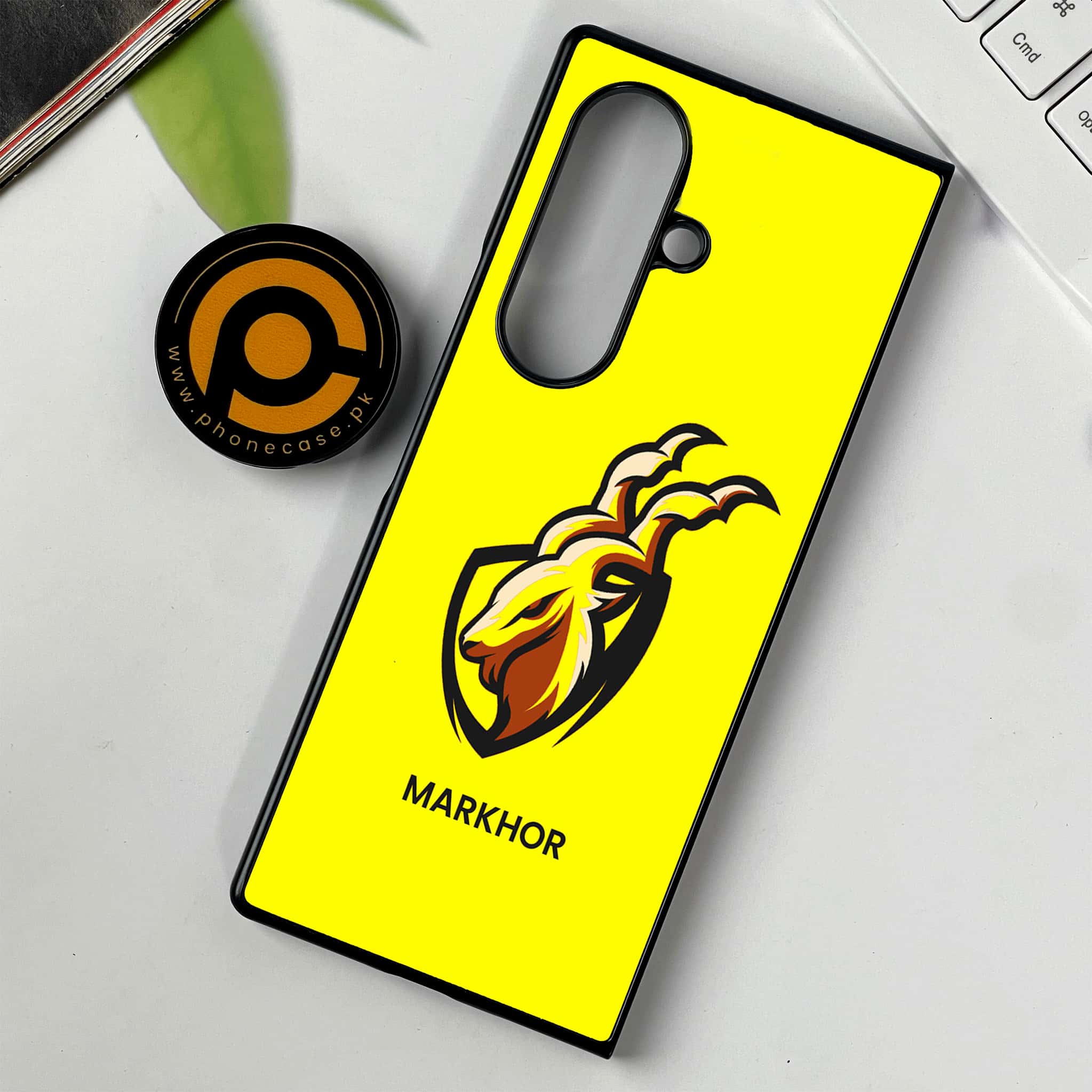 Samsung Galaxy Z Fold 7 - Markhor Series - Premium Metal Printed soft Bumper shock Proof Case