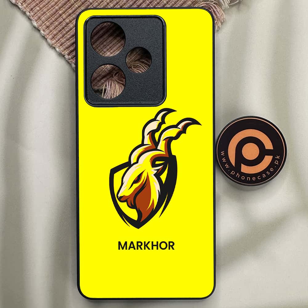 Realme GT 7 - Markhor Series - Premium Metal Printed soft Bumper shock Proof Case
