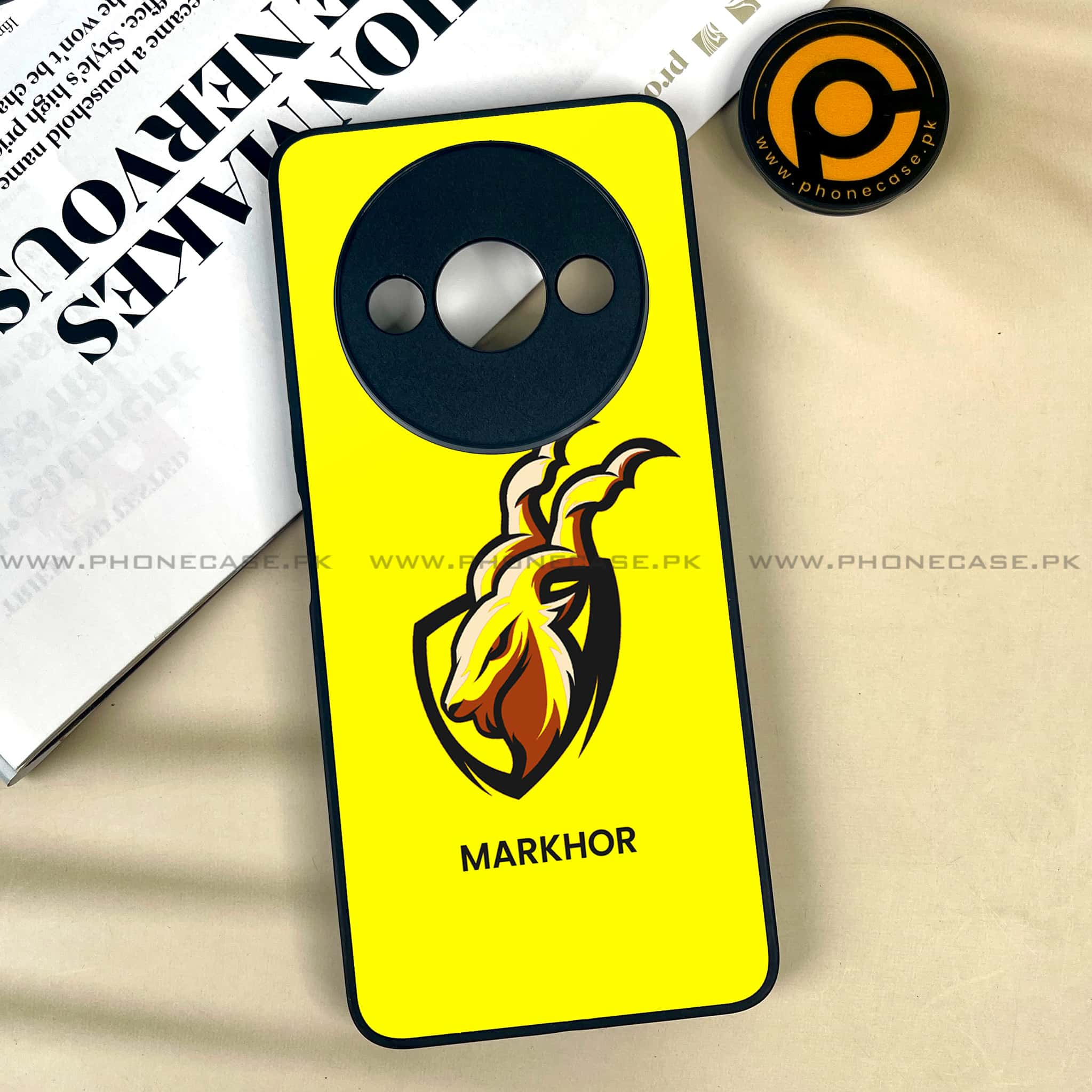 Xiaomi Redmi A3x - Markhor Series - Premium Printed Metal soft Bumper shock Proof Case