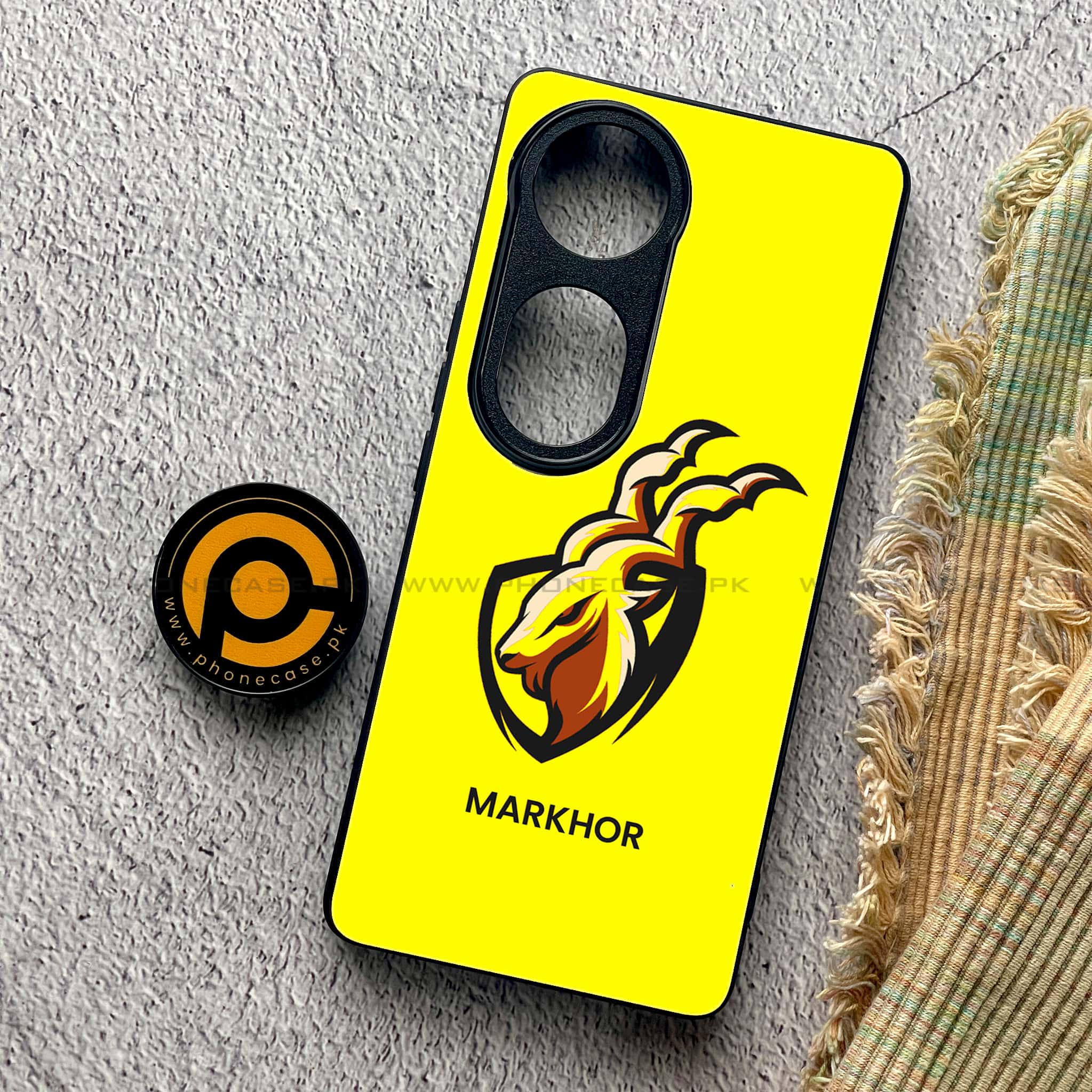 Vivo V40 Pro - Markhor Series - Premium Metal Printed soft Bumper shock Proof Case