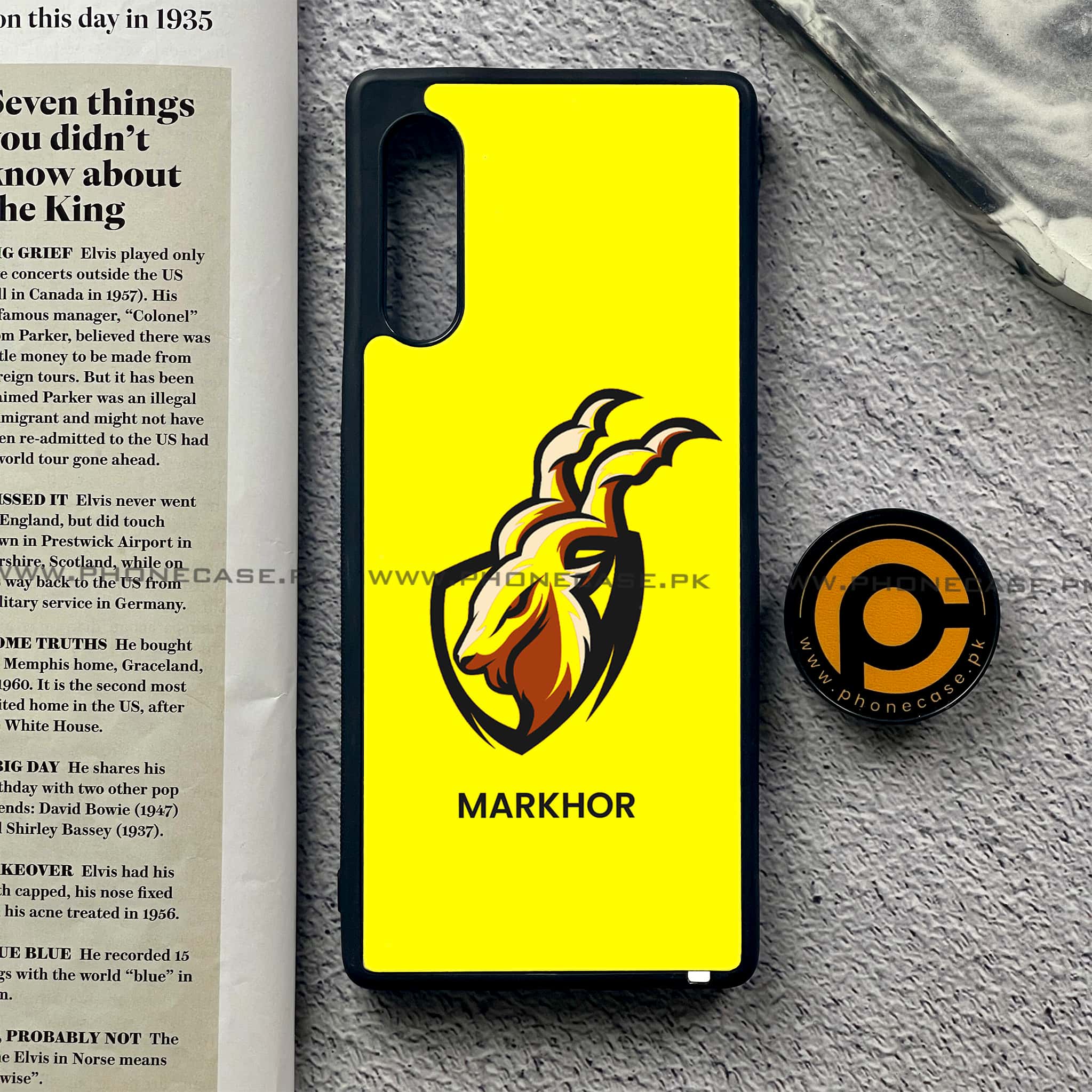 LG Velvet - Markhor Series - Premium Printed Glass soft Bumper shock Proof Case