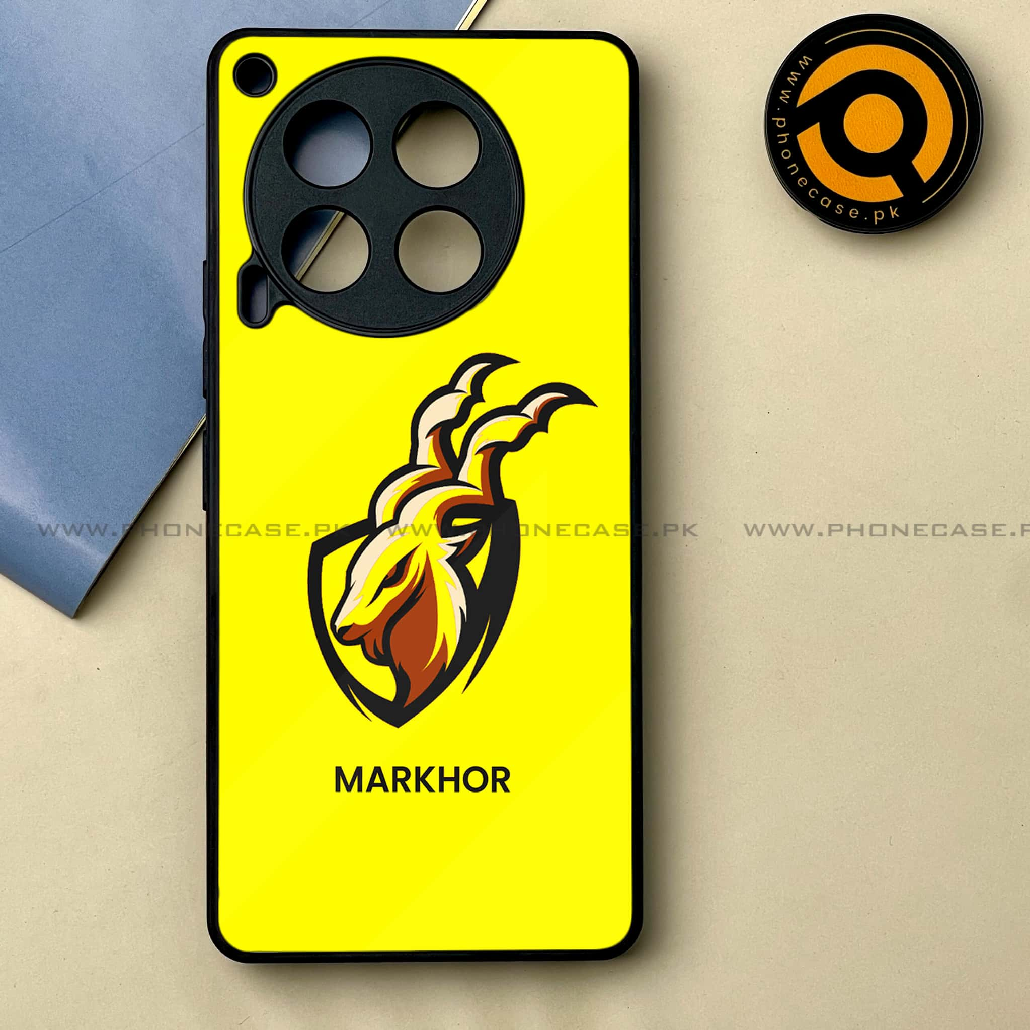 Tecno Camon 30 - Markhor Series -  Premium Printed Metal soft Bumper shock Proof Case