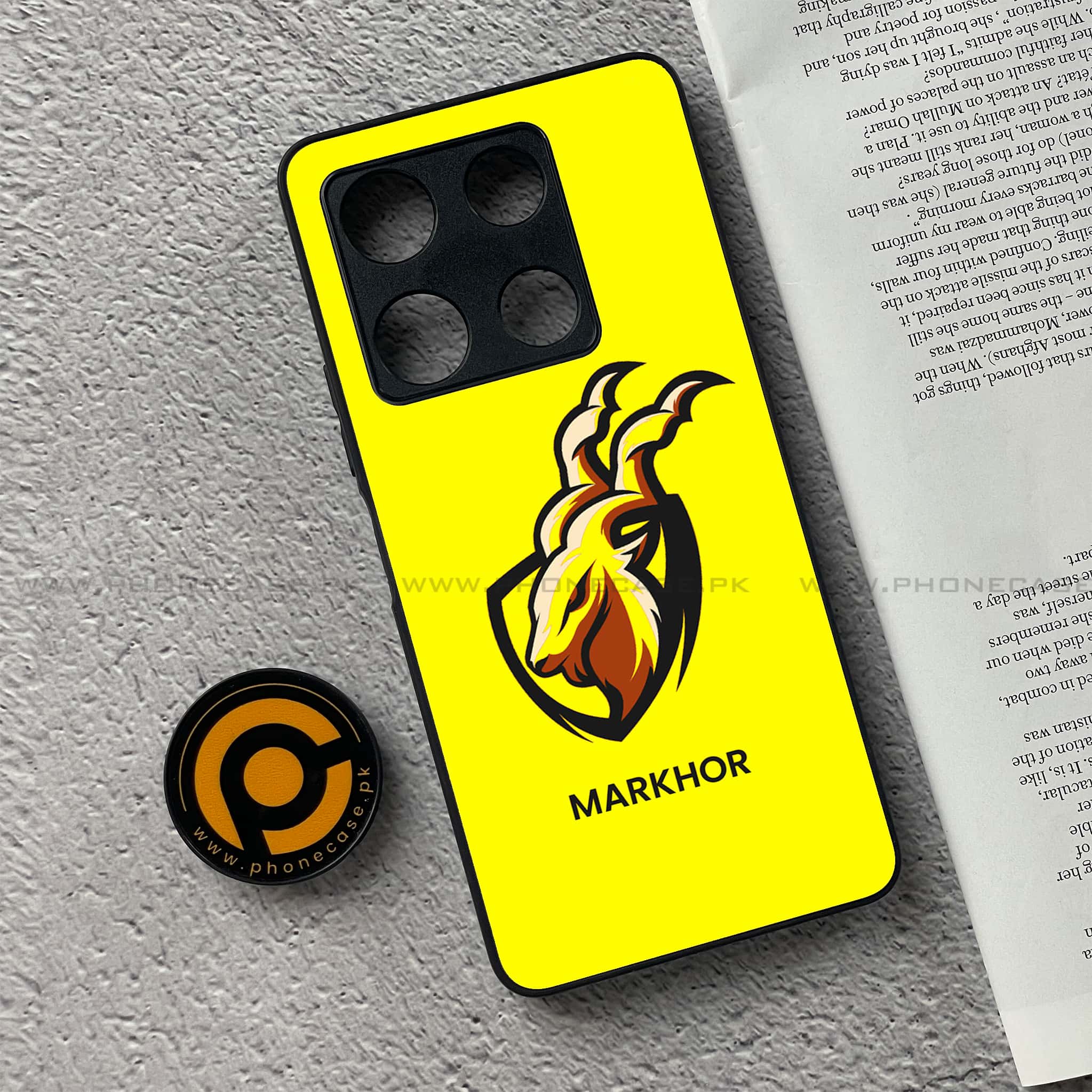 Infinix Note 30 Pro - Markhor Series - Premium Metal Printed soft Bumper shock Proof Case