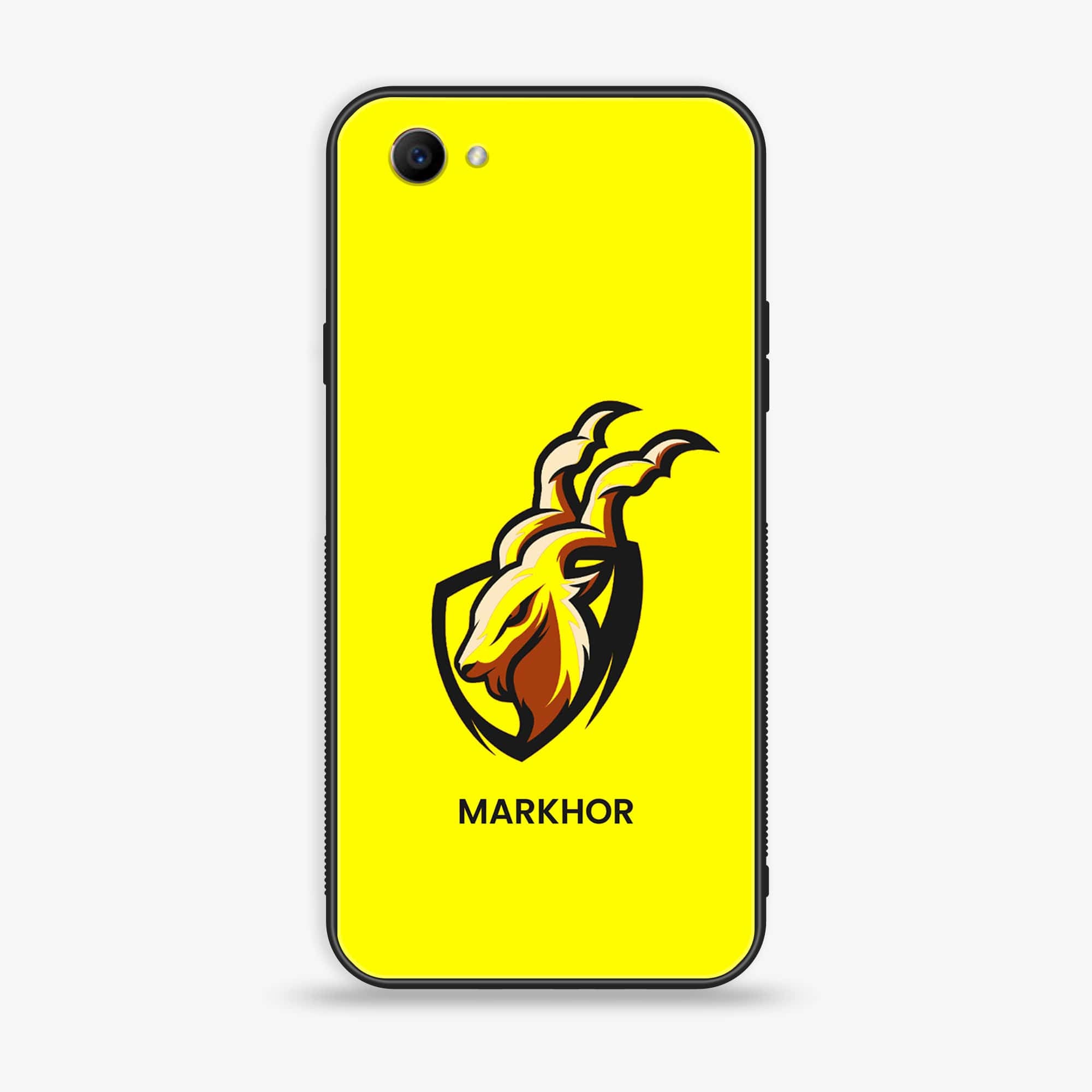 Oppo F7 Youth - Markhor Series - Premium Printed Glass soft Bumper shock Proof Case