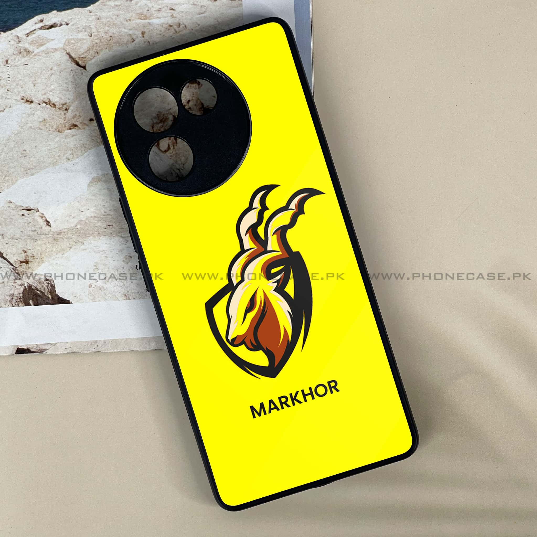 Vivo V30E - Markhor Series - Premium Printed Metal soft Bumper shock Proof Case