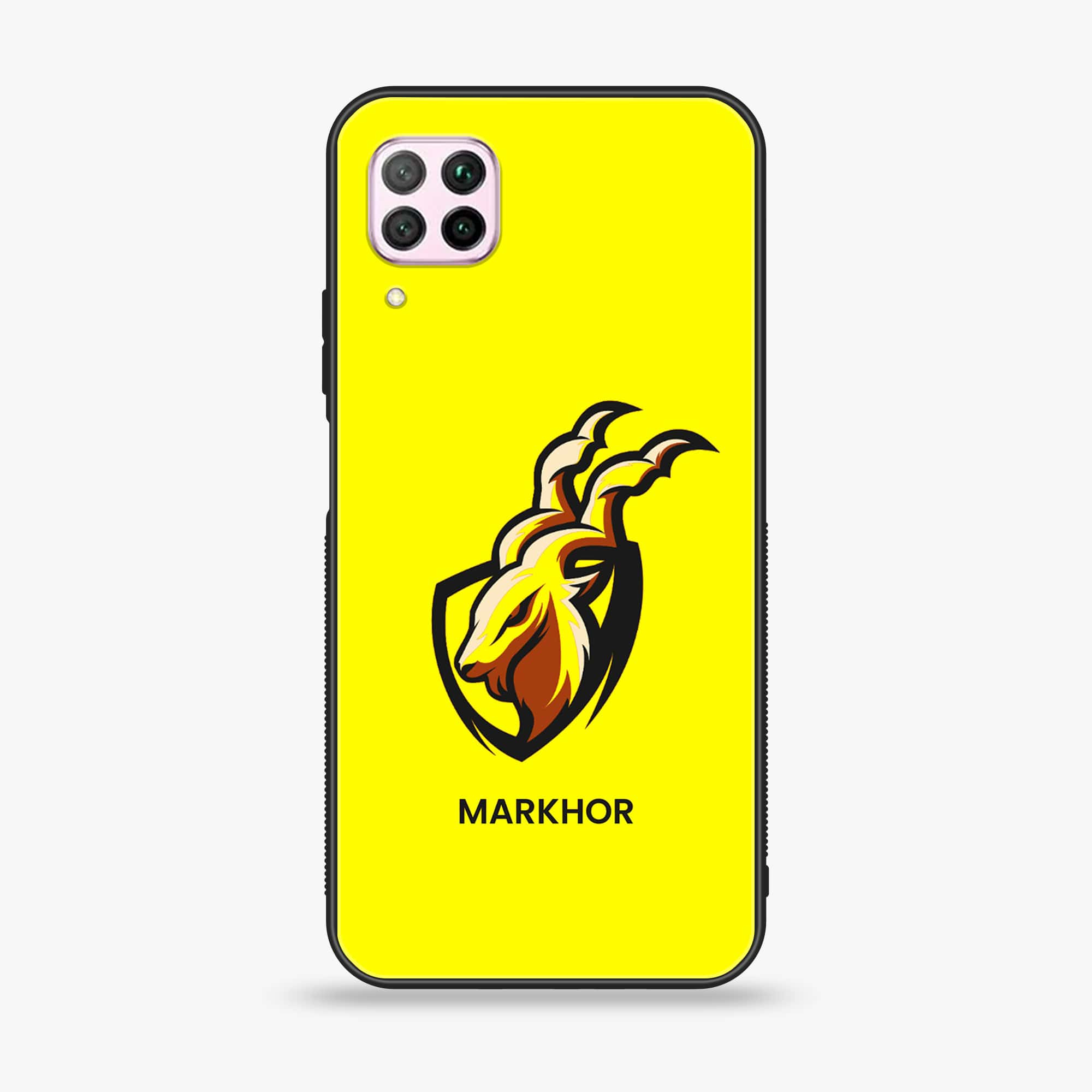 Huawei Nova 7i - Markhor Series - Premium Printed Glass soft Bumper shock Proof Case