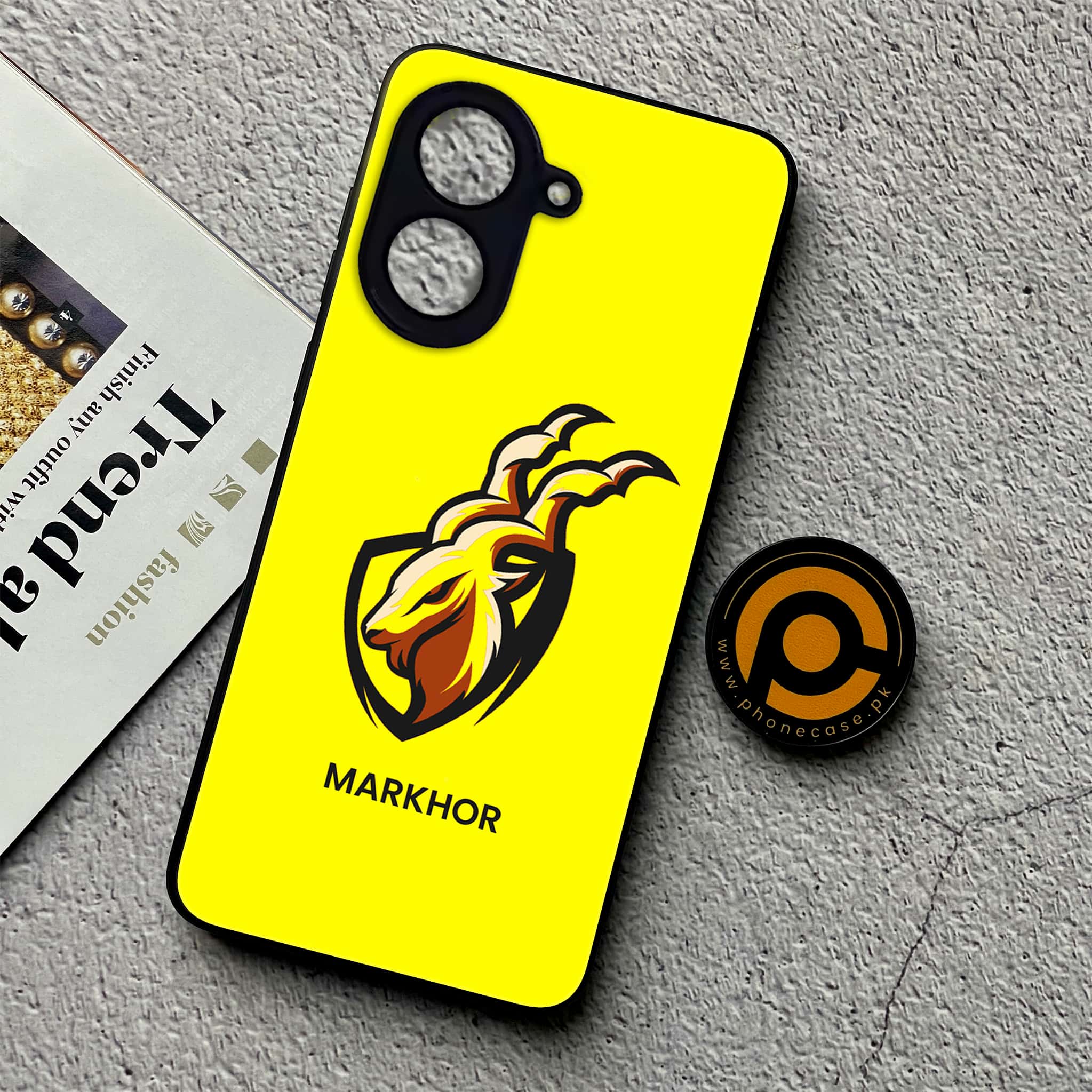 Xiaomi Redmi A5 - Markhor Series - Premium Metal Printed soft Bumper shock Proof Case