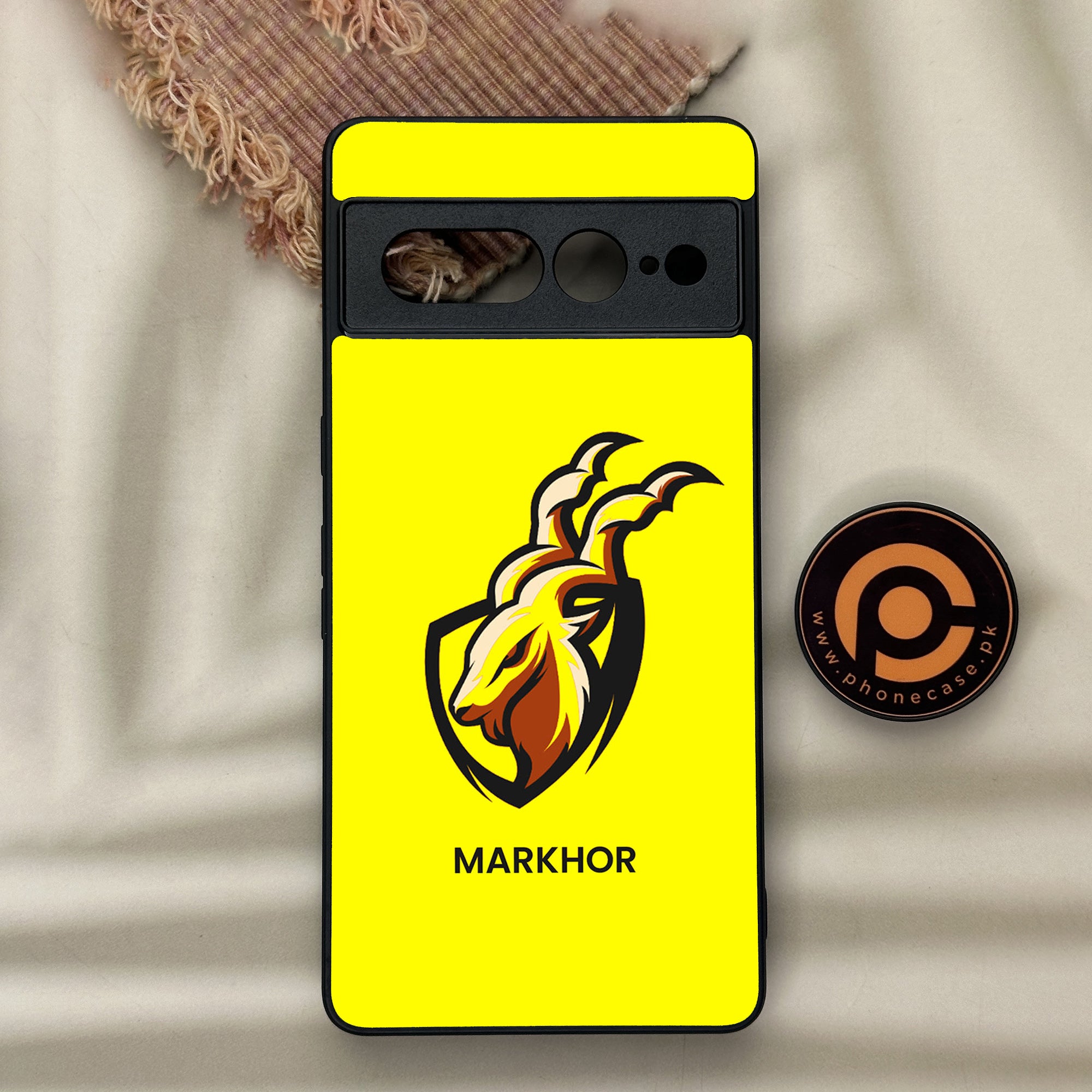 Google Pixel 7 Pro - Markhor Series - Premium Metal Printed soft Bumper Shock Proof Case