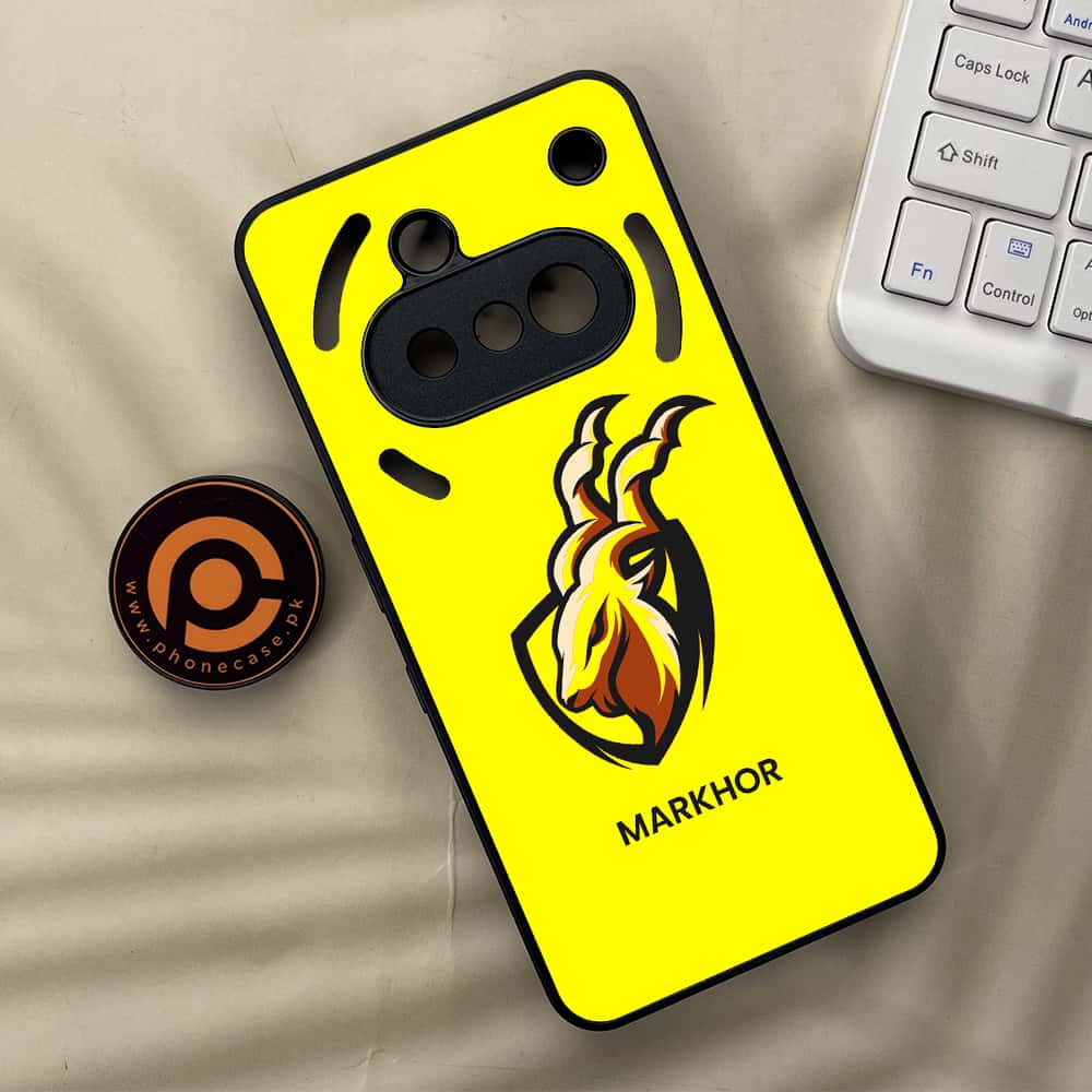 Nothing Phone 3a - Markhor Series - Premium Metal  Printed soft Bumper shock Proof Case