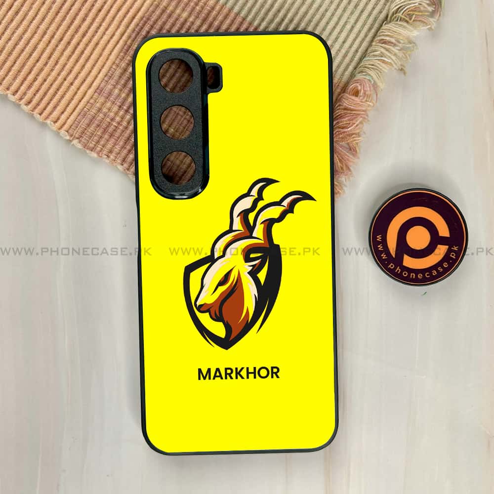 Infinix Hot 60i - Markhor Series - Premium Metal Printed soft Bumper shock Proof Case