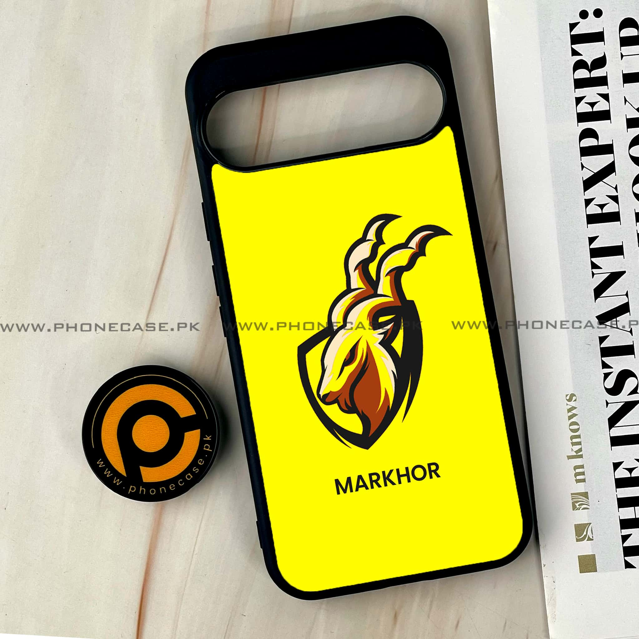 Google Pixel 9 Pro XL - Markhor Series - Premium Printed Glass soft Bumper shock Proof Case