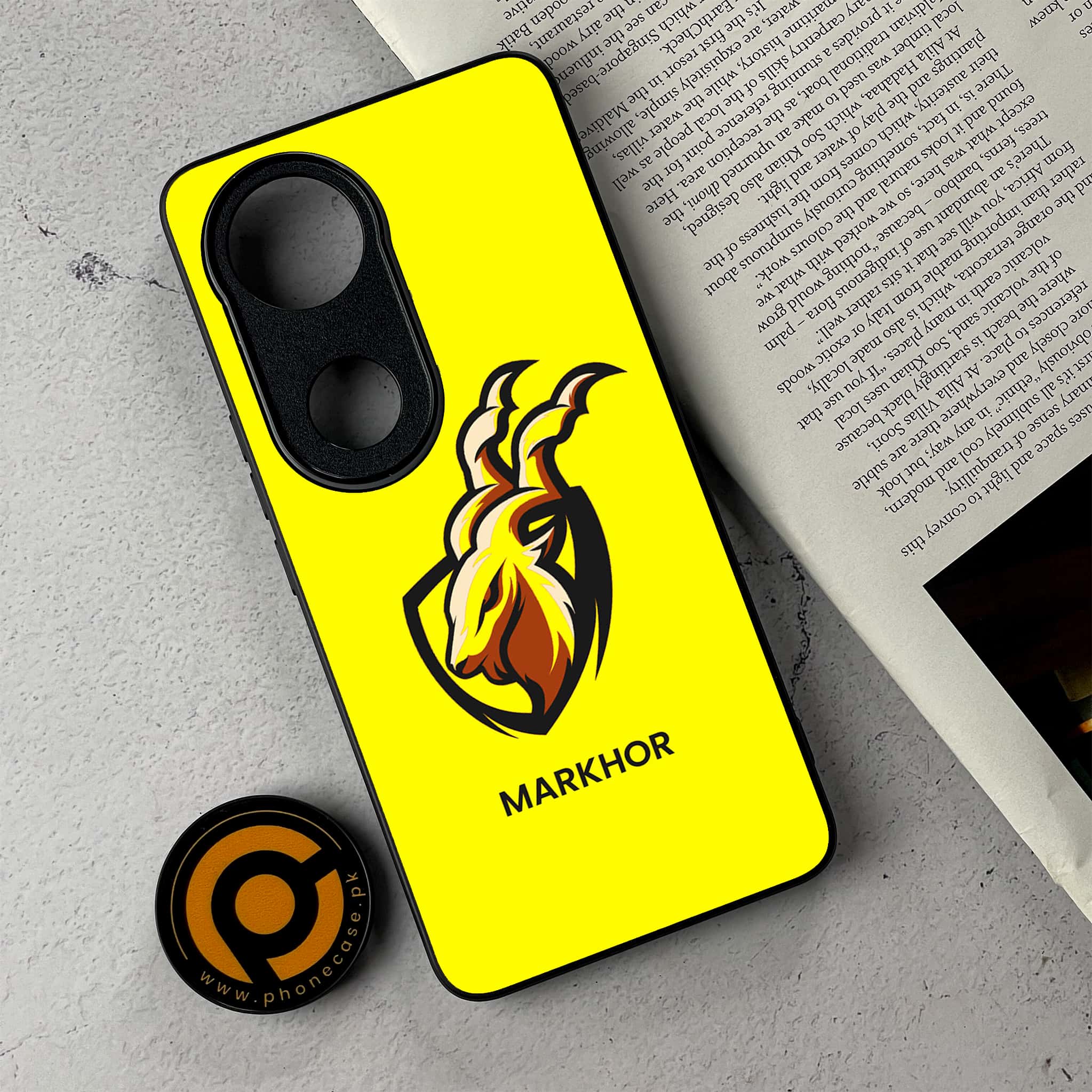 Vivo V50 - Markhor Series - Premium Metal Printed Soft Bumper Shockproof Case