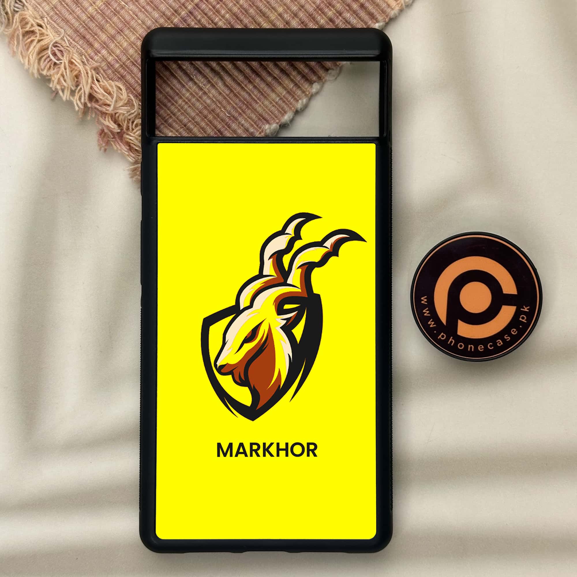Google Pixel 6 - Markhor Series - Premium Metal Printed soft Bumper Shock Proof Case