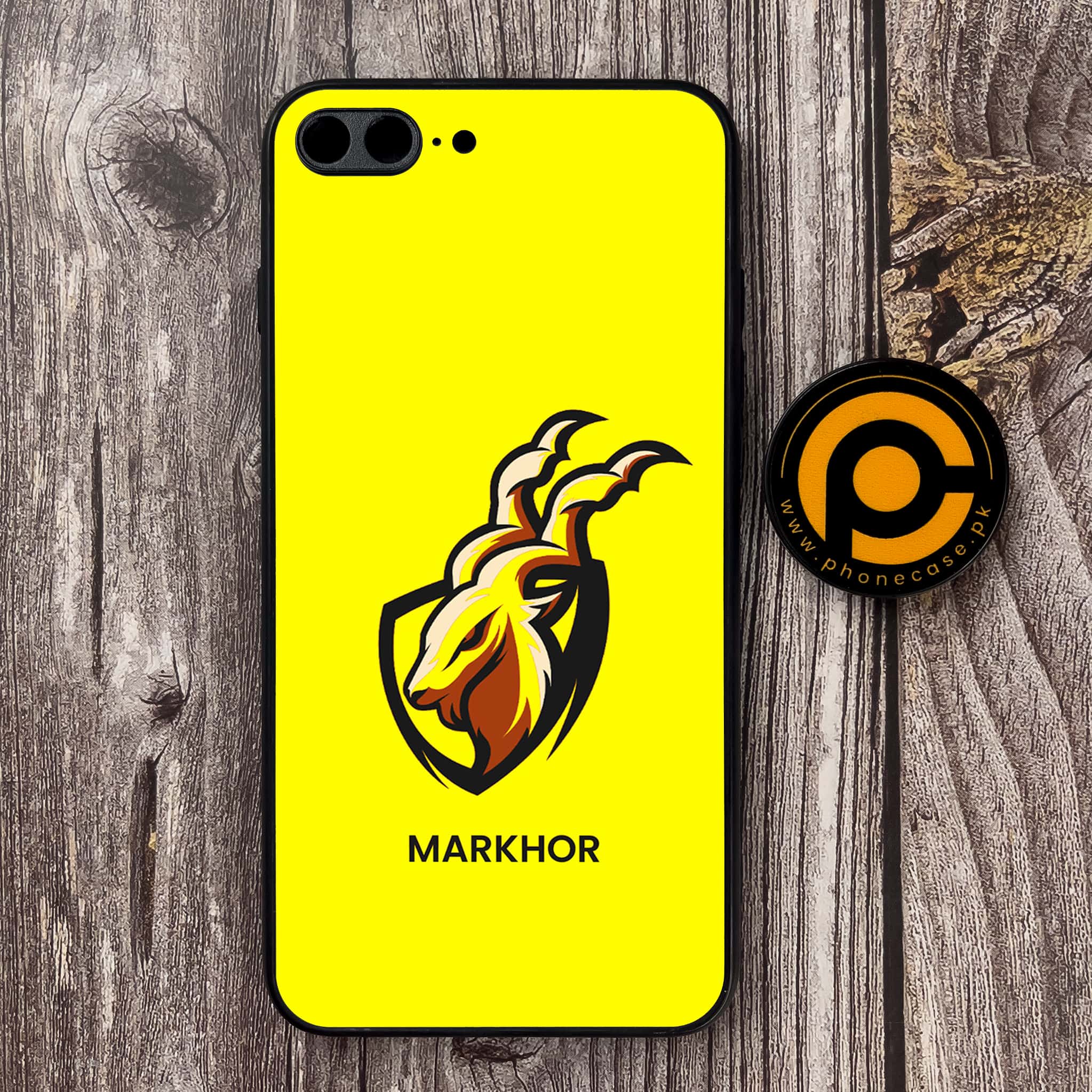 iPhone 7 Plus  - Markhor Series - Premium Metal Printed soft Bumper shock Proof Case