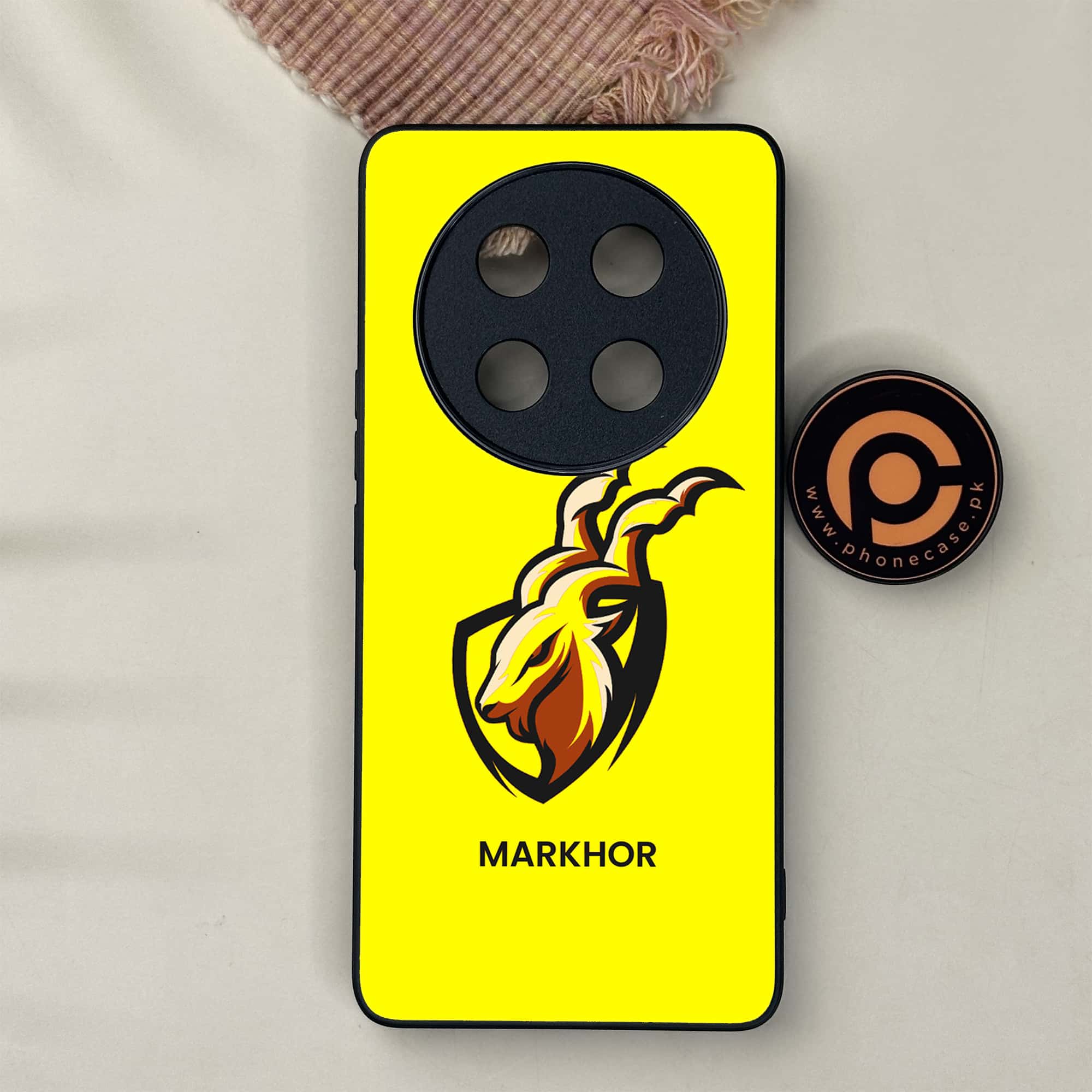 Honor X9c 5G - Markhor Series - Premium Metal Printed soft Bumper shock Proof Case