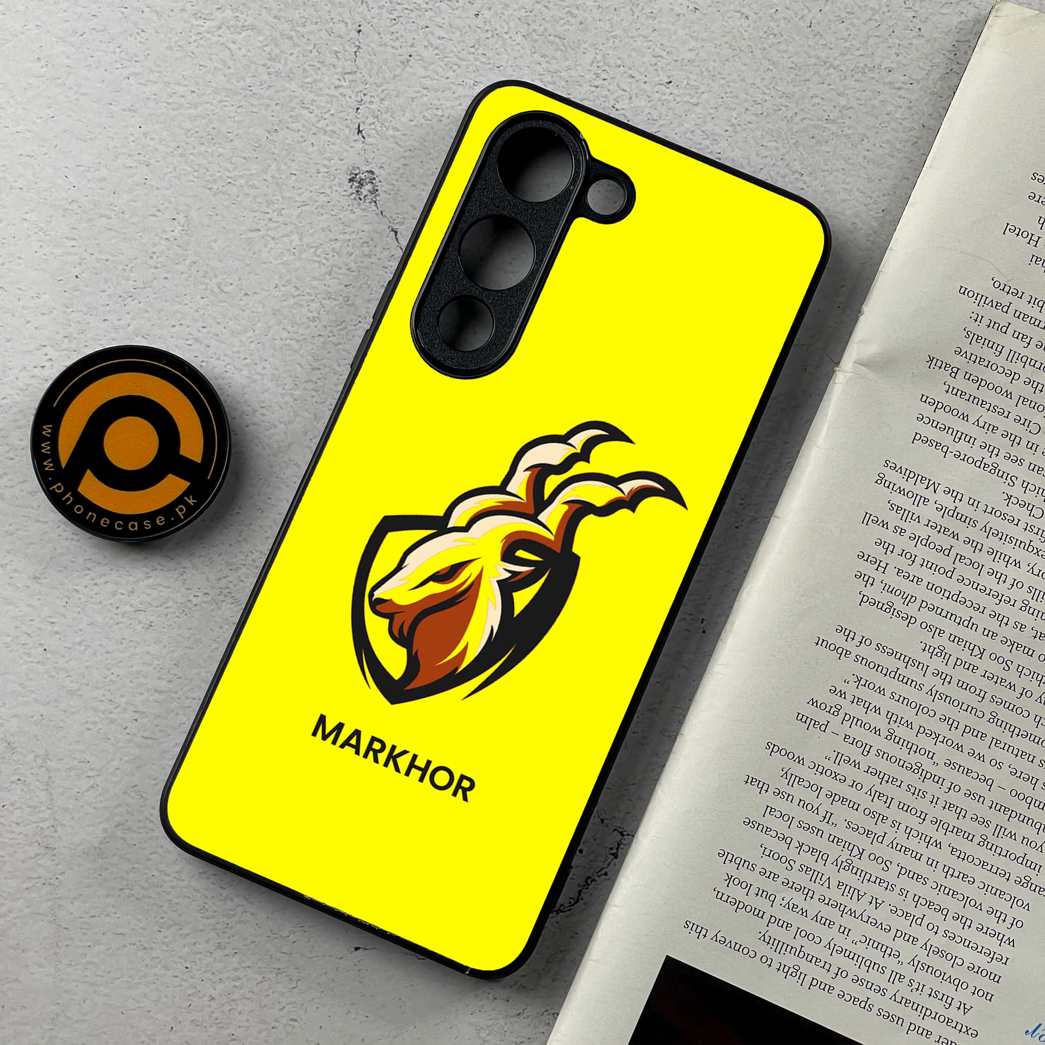 Vivo Y04 - Markhor Series - Premium Metal Printed Soft Bumper Shockproof Case