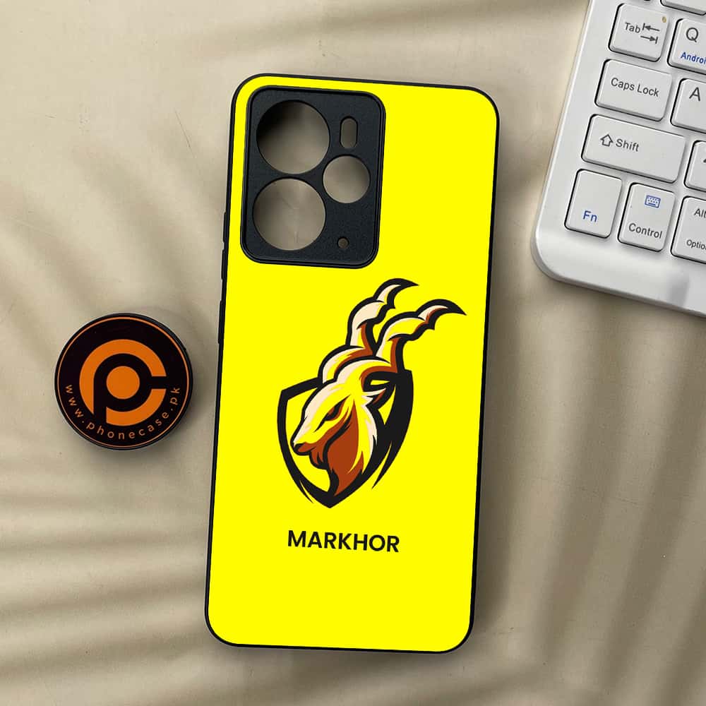 Realme 14T 5G - Markhor Series - Premium Metal Printed soft Bumper Shock Proof Case