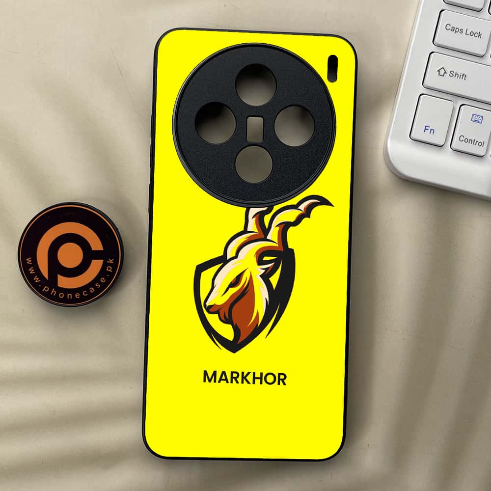 Vivo X200 - Markhor Series - Premium Metal  Printed soft Bumper shock Proof Case