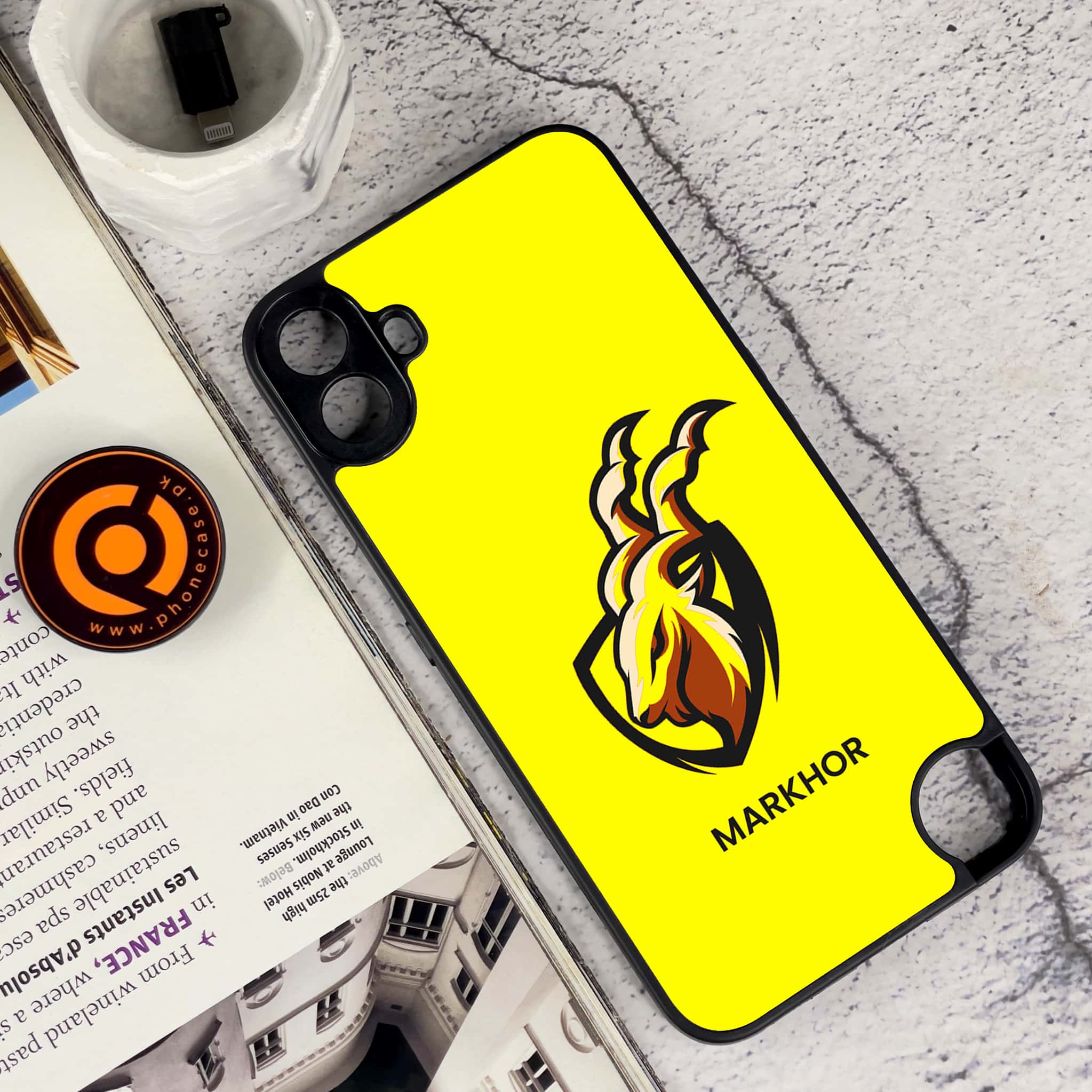 Nothing CMF Phone 1 - Markhor Series - Premium Metal Printed soft Bumper Shock Proof Case