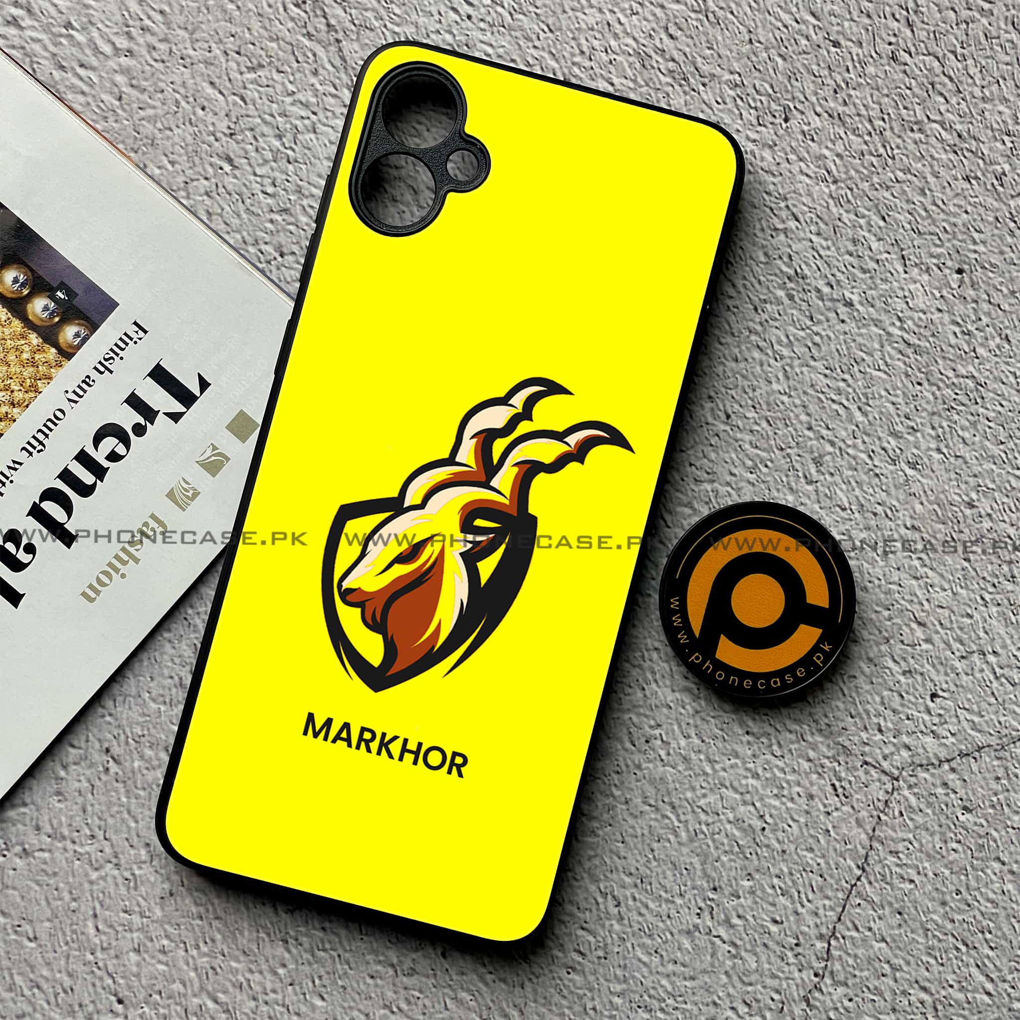 Samsung Galaxy A05 - Markhor Series - Premium Metal Printed soft Bumper shock Proof Case