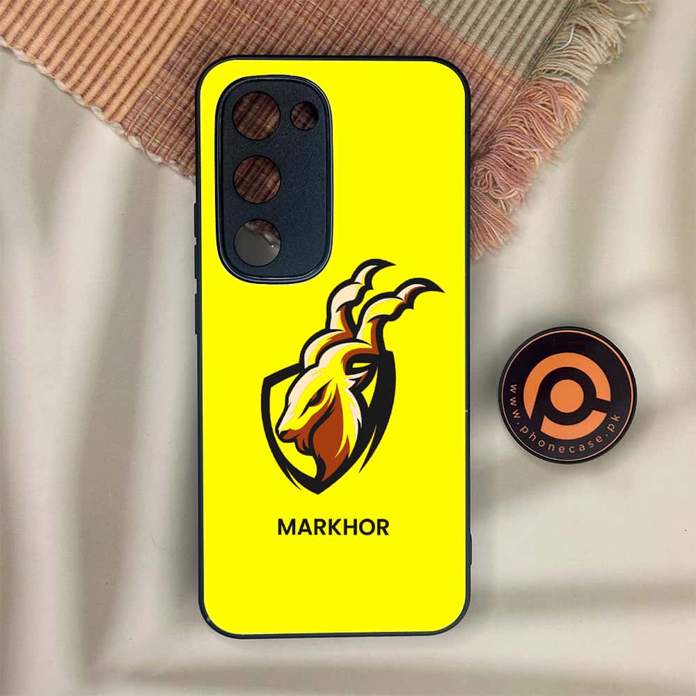 Tecno Spark 40 Pro Plus - Markhor Series - Premium Metal Printed soft Bumper shock Proof Case