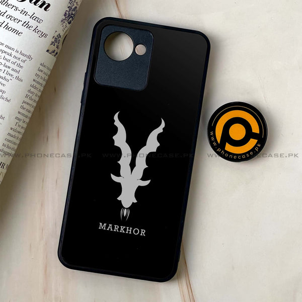 Realme C30 - Markhor Design 9 - Premium Printed Glass soft Bumper shock Proof Case CS-16222