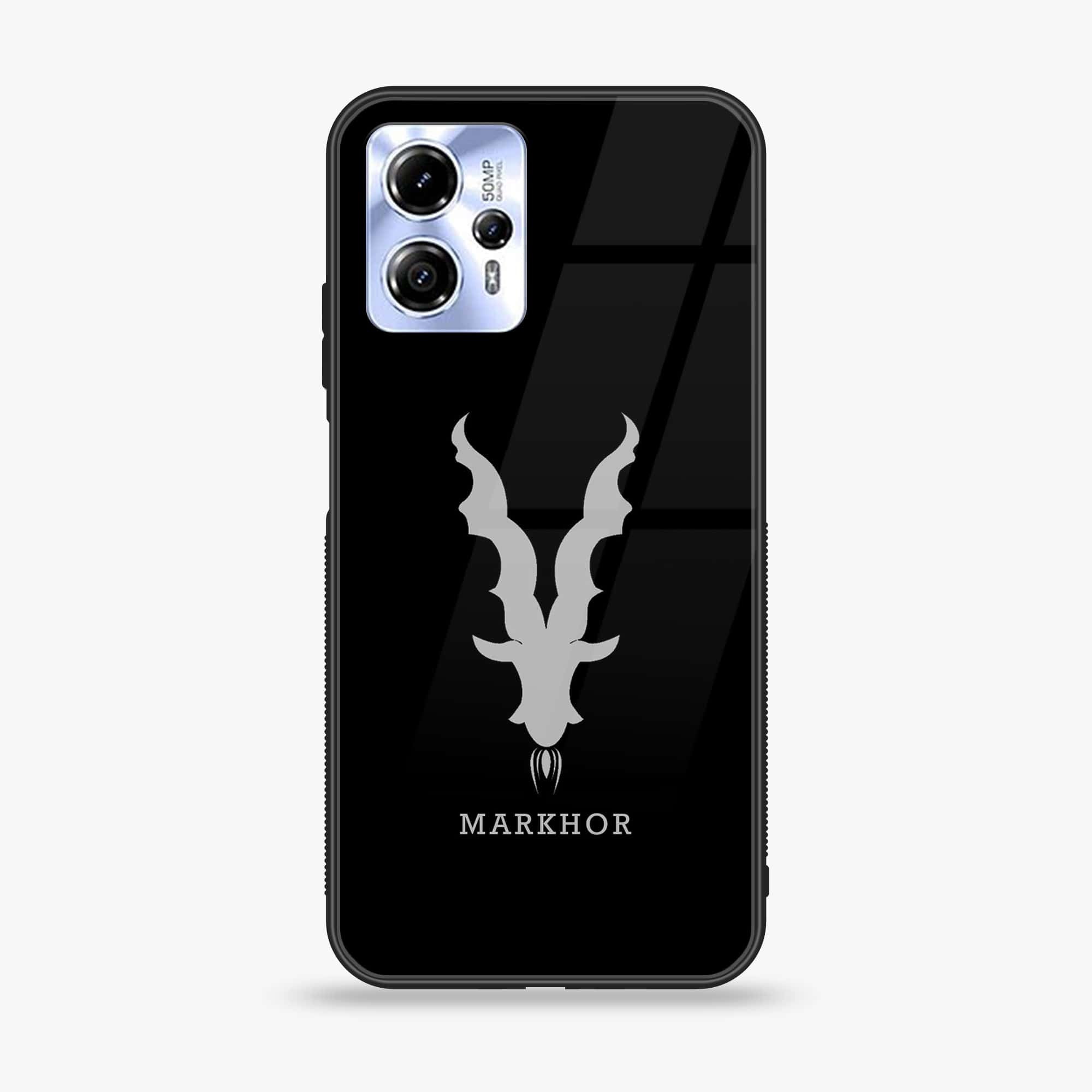 Motorola Moto G23 - Markhor Series - Premium Printed Glass soft Bumper shock Proof Case